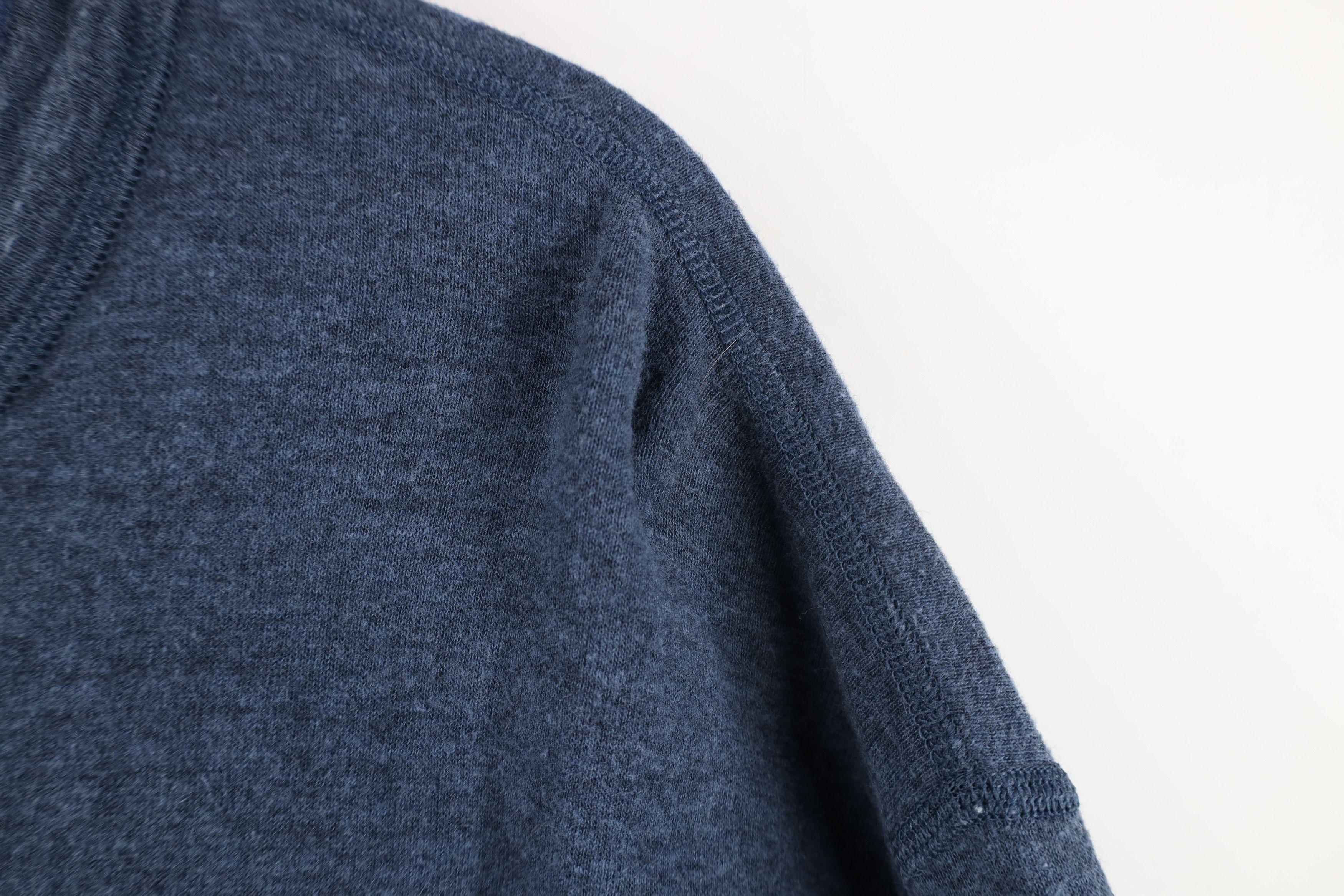 L.L. Bean Vintage 90s LL Bean Driver Long Sleeve Henley T-Shirt Blue Size US XL / EU 56 / 4 - 5 Thumbnail