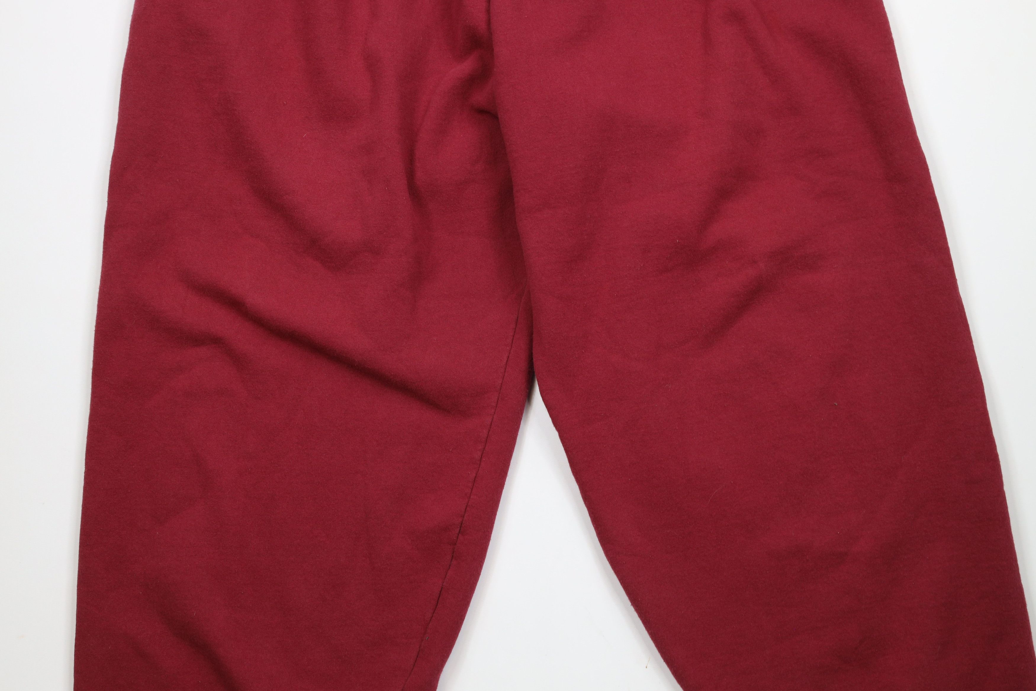 Starter × Vintage Vintage 90s Starter Heavyweight Sweatpants Joggers Red Size US 40 / EU 56 - 3 Thumbnail