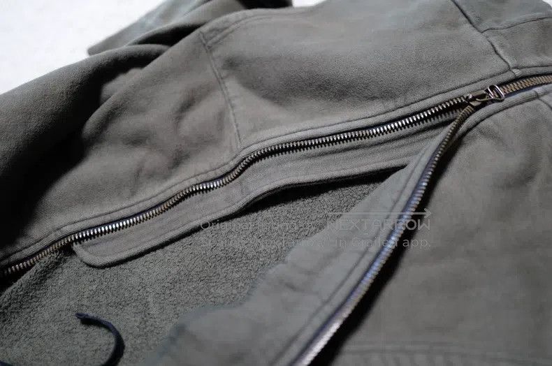Balmain BALMAIN Distressed zipper hooded sweatshirt Size US S / EU 44-46 / 1 - 4 Thumbnail