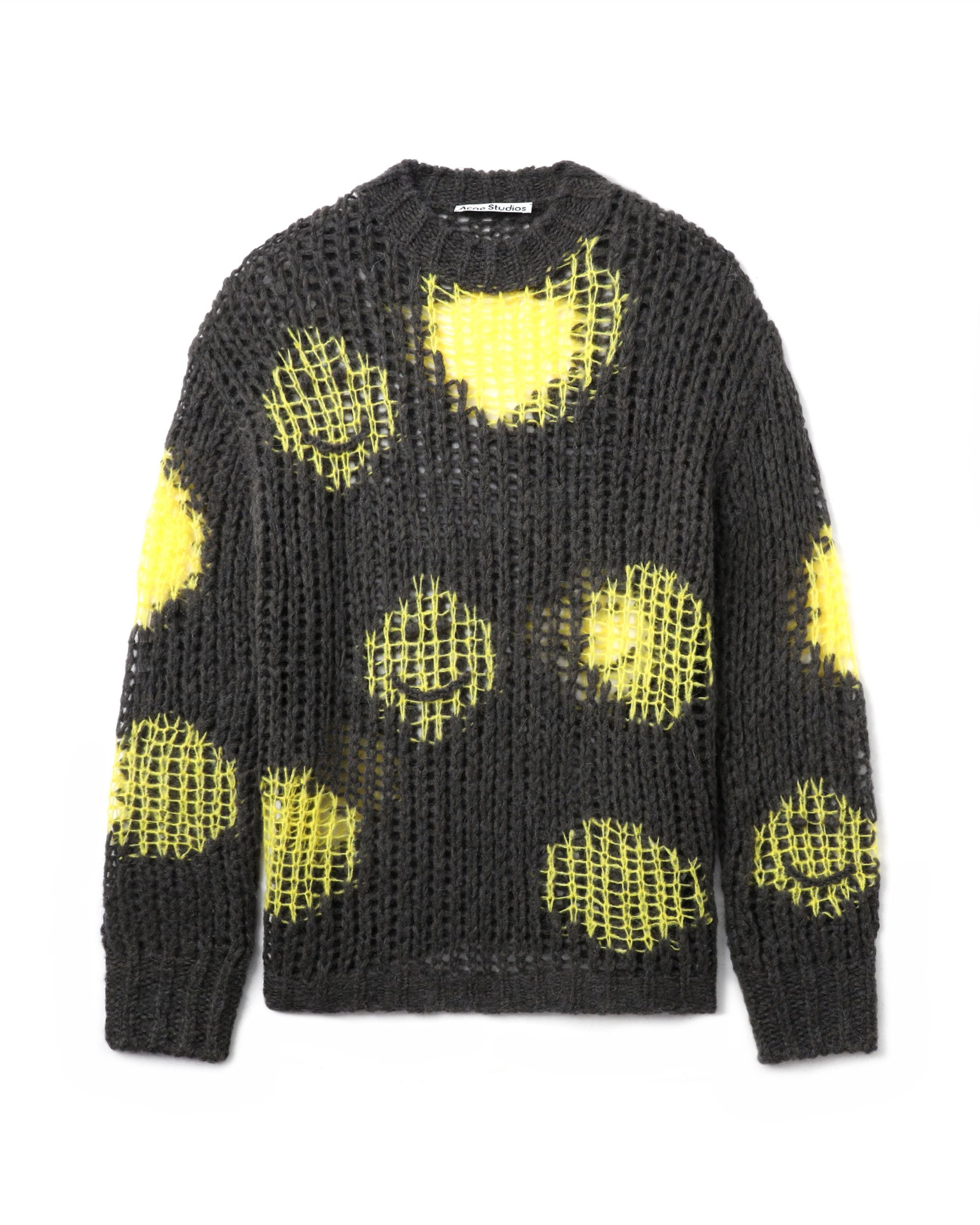 Acne Studios Acne Studios Smiley Pattern Cut-out Design Sweater Size M / US 6-8 / IT 42-44 - 1 Thumbnail