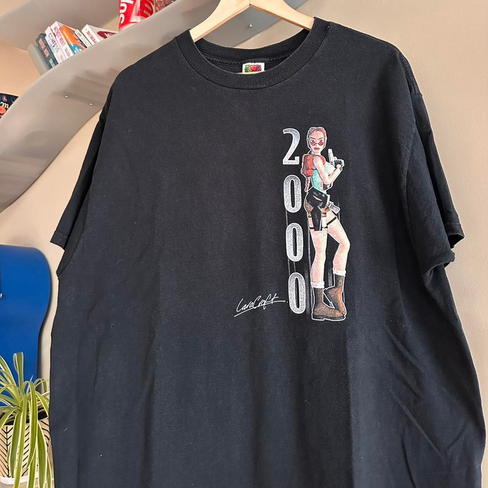 Fruit Of The Loom × Playstation × Vintage Vintage Lara Croft Tomb Raider Promo Shirt Size US XL / EU 56 / 4 - 2 Thumbnail