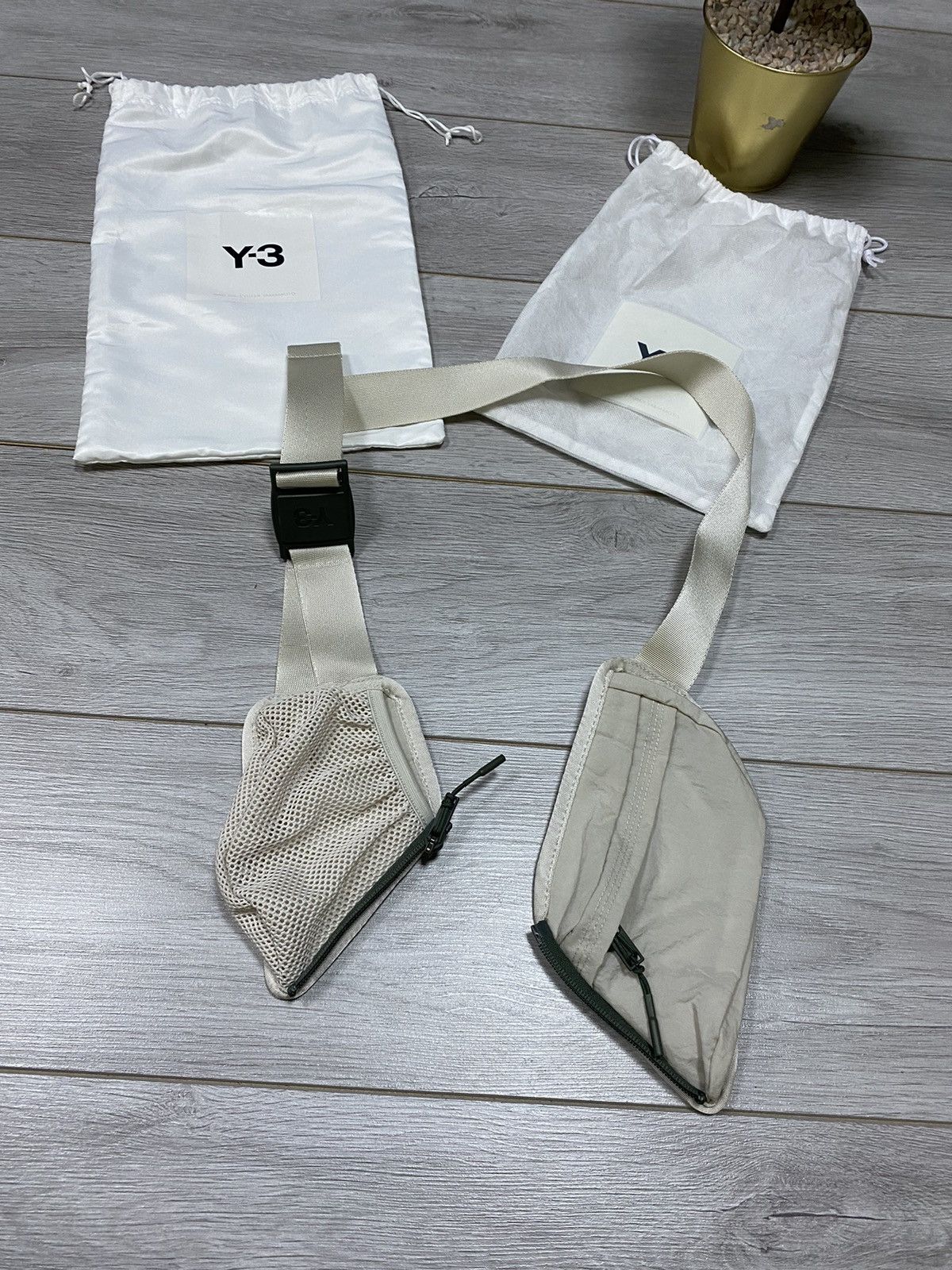 Adidas Y-3 Yohji Yamamoto crossbody nylon waist bag Japanese brand Size ONE SIZE - 9 Thumbnail