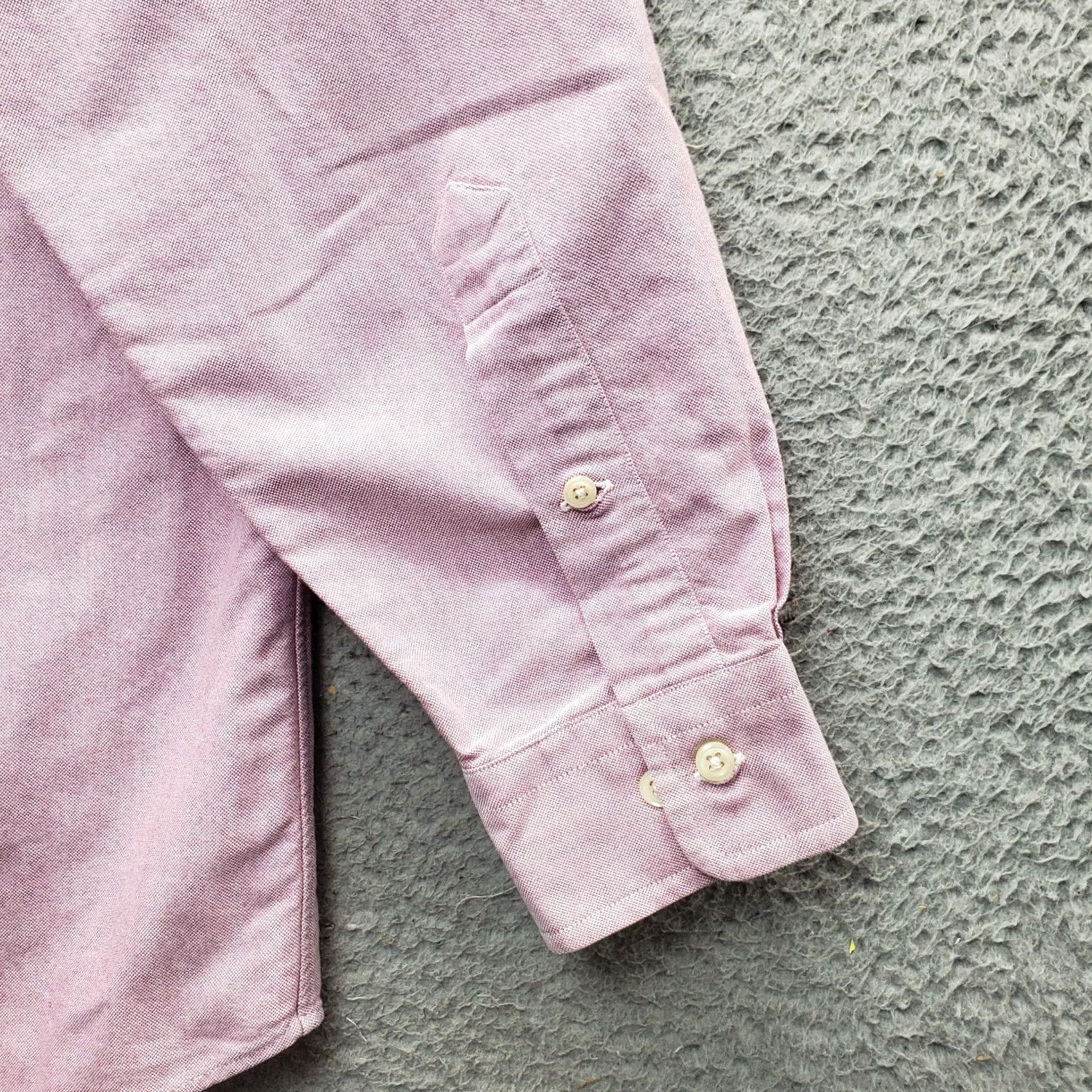 Ralph Lauren Ralph Lauren Dress Shirt Mens 16 Pink Yarmouth Long Sleeve Pony Logo Button-Down Shirt Mens Size 16 Pink Size 42R - 7 Thumbnail