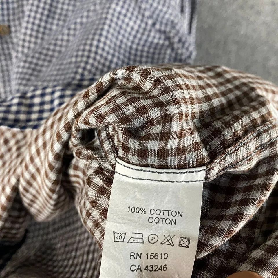 Other Scott James Shirt Men's Medium Gingham Button Up 15.5 Cotton Size US M / EU 48-50 / 2 - 7 Thumbnail