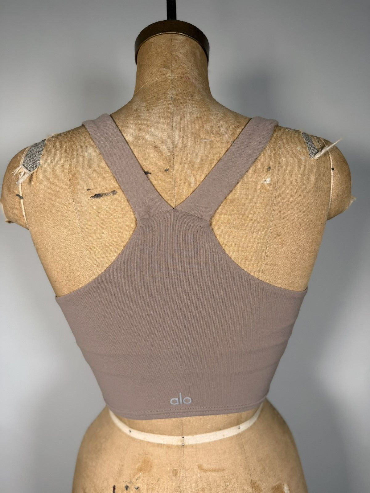 Alo Alo Airbrush Beige Pink Bra Tank Sports Bra Size XS / US 0-2 / IT 36-38 - 2 Thumbnail