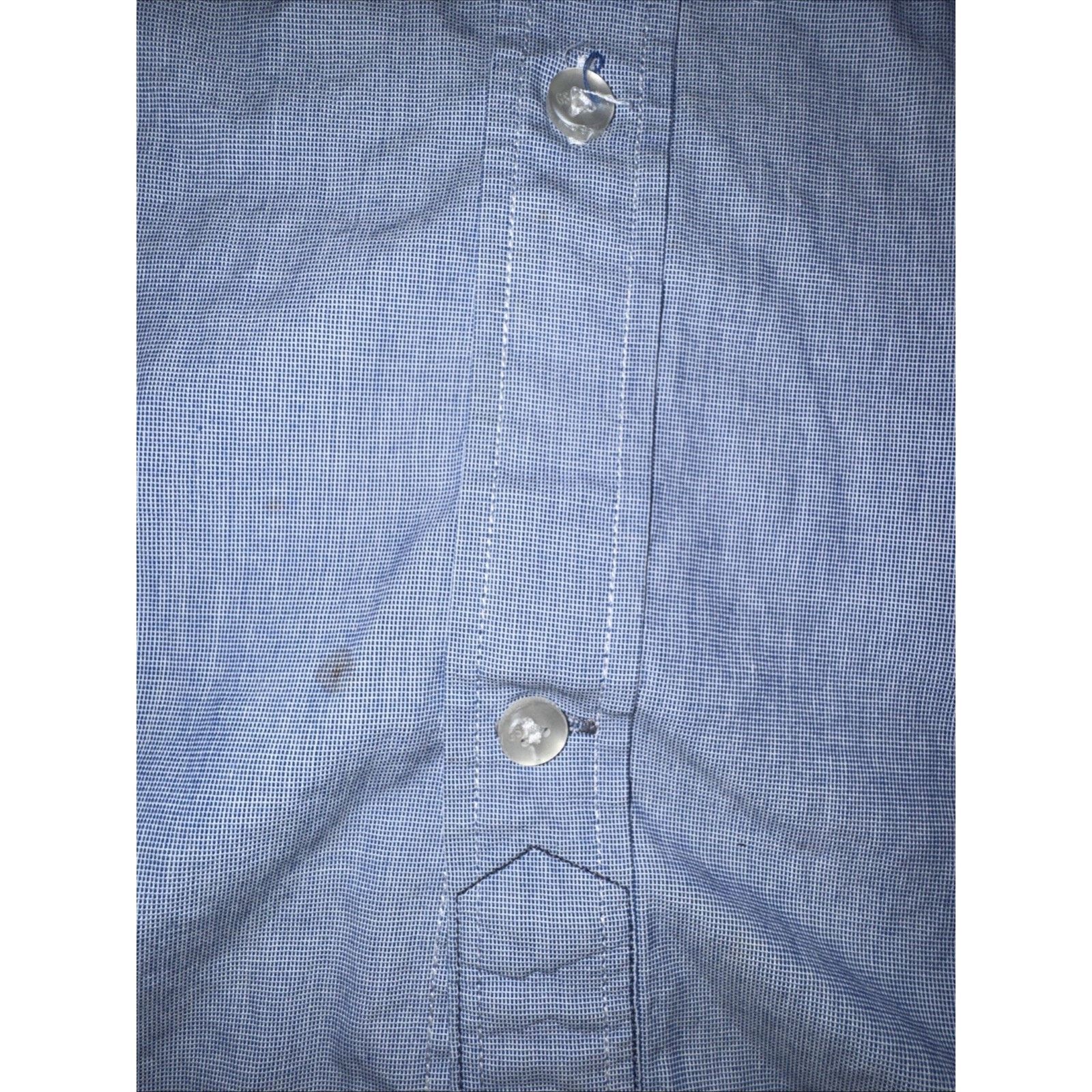 G-Star × Vintage G-Star Raw Button Up Shirt Blue XL 22x28 Raw Japanese Prep Size US XL / EU 56 / 4 - 4 Thumbnail
