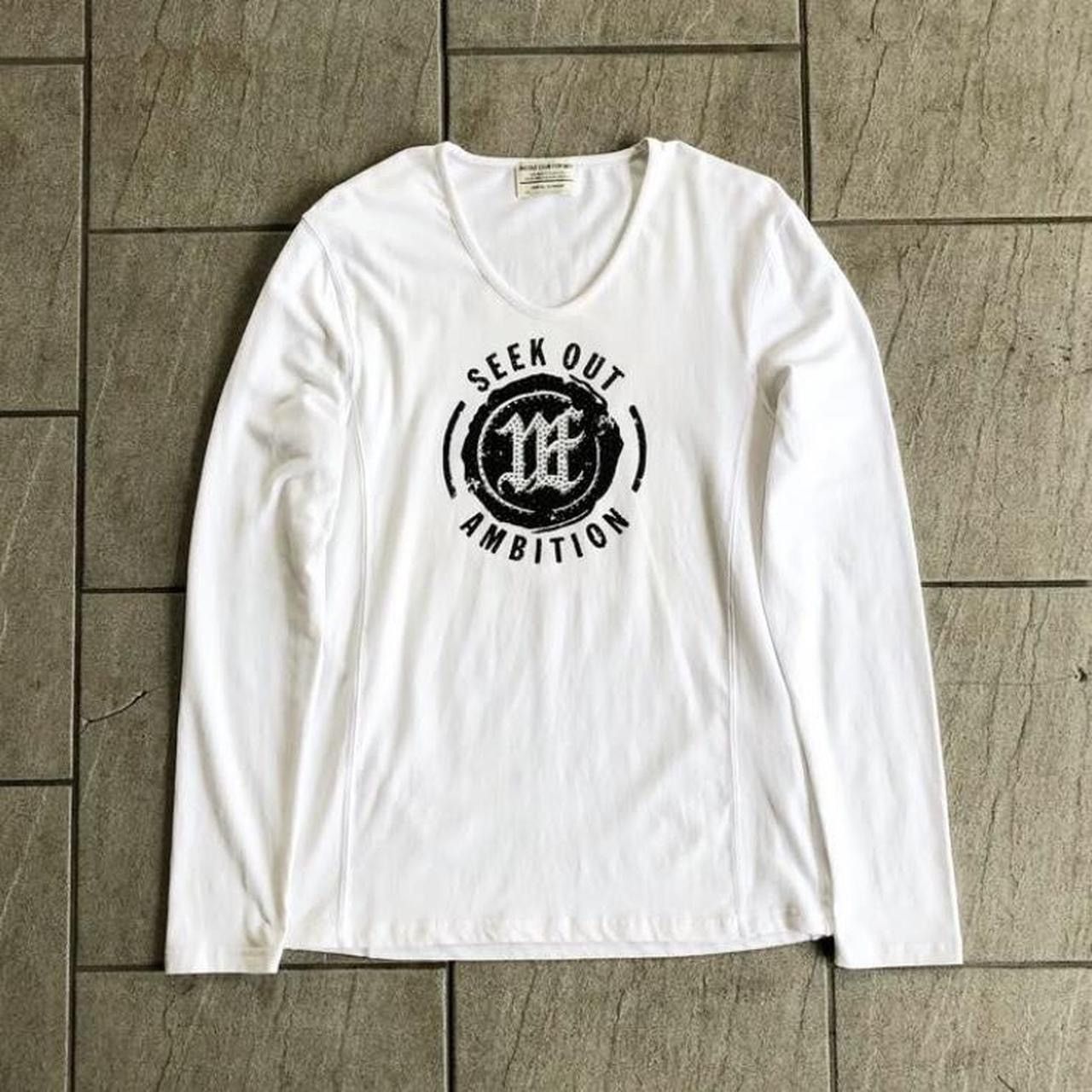 Japanese Brand × Nicole Club Nicole Club For Men seek ambition long sleeve t-shirt Size US M / EU 48-50 / 2 - 1 Thumbnail
