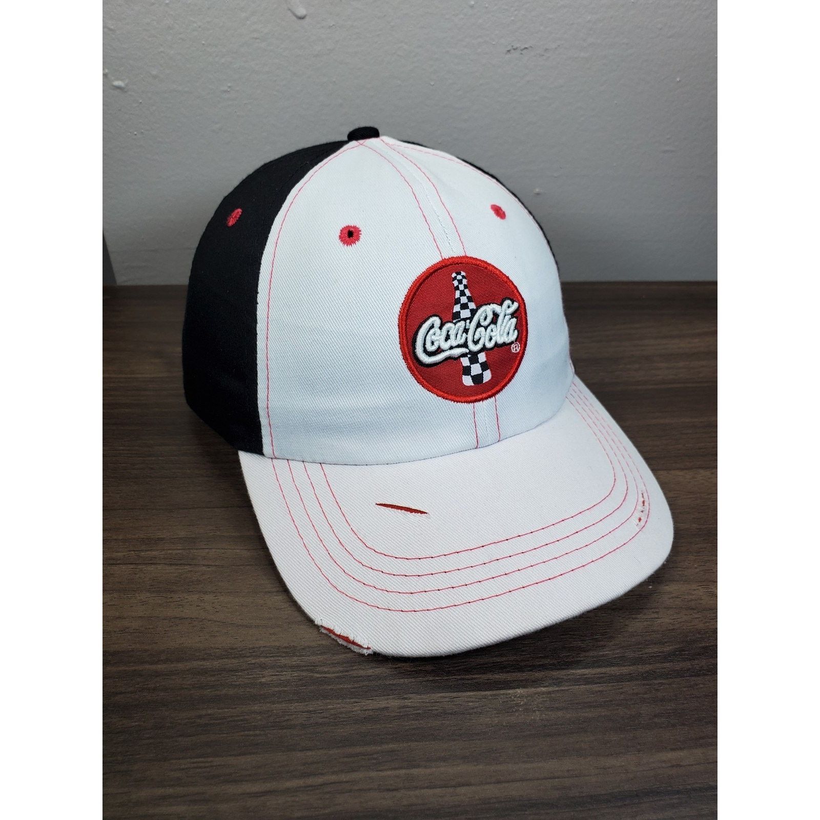Coca Cola × Vintage Coca-Cola Refresh Recycle Distressed Hat Cap Racing Patch Size ONE SIZE - 1 Thumbnail