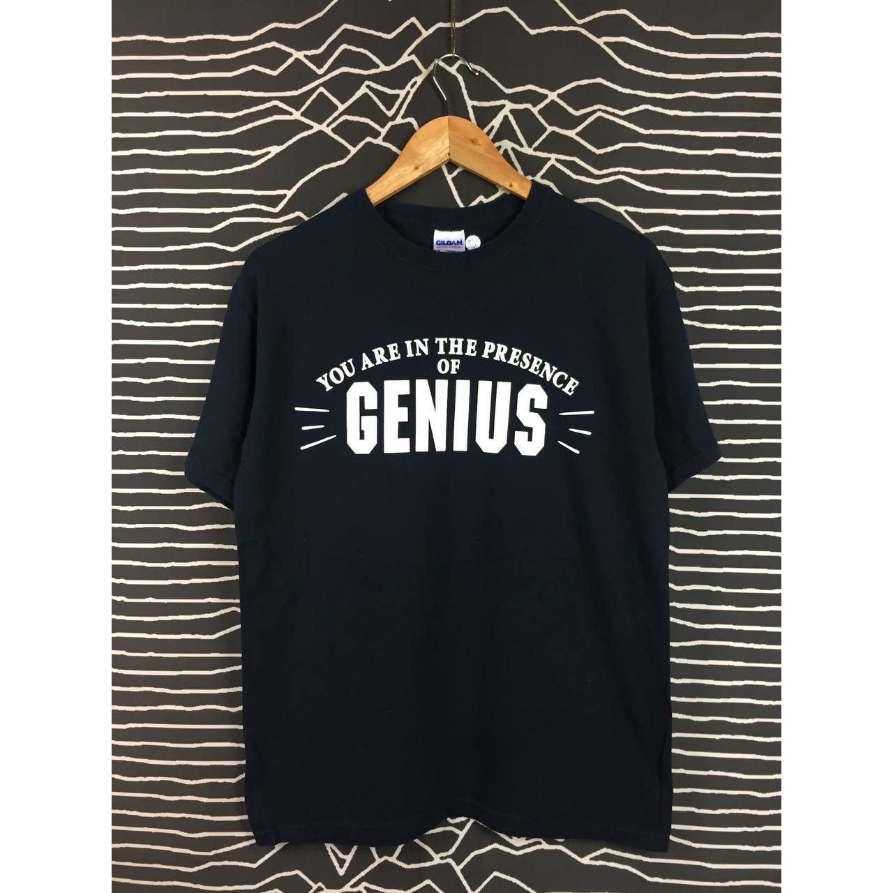 Gildan You Are In The Presence Of Genius Funny Quote Graphic Tee Size US M / EU 48-50 / 2 - 1 Thumbnail