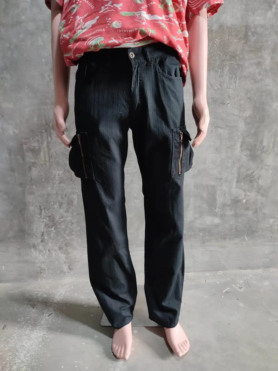 Japanese Brand BC Factory Japan Black Cargo Multipocket Tactical Pants Size US 32 / EU 48 - 9 Thumbnail