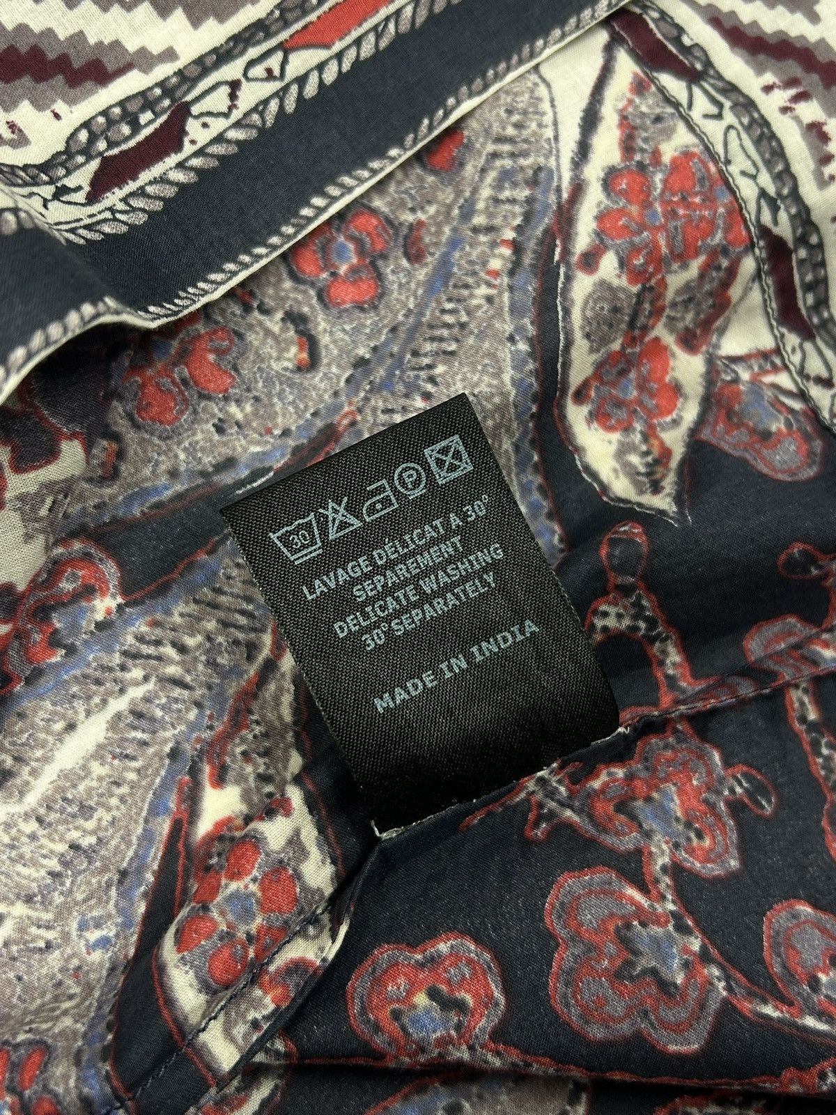 Isabel Marant Etoile Isabel Marant Étoile Tullya Blouse Paisley Cotton Top M Size M / US 6-8 / IT 42-44 - 15 Thumbnail