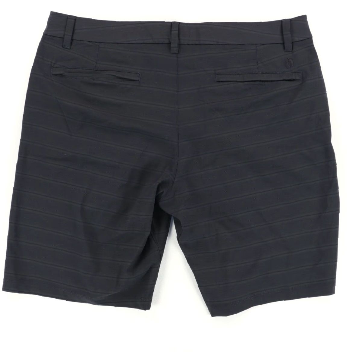 Hang Ten Hang Ten Shorts Gray Striped Twill Cotton Blend Golf Stretch Regular 38 Mens Size US 38 / EU 54 - 4 Thumbnail