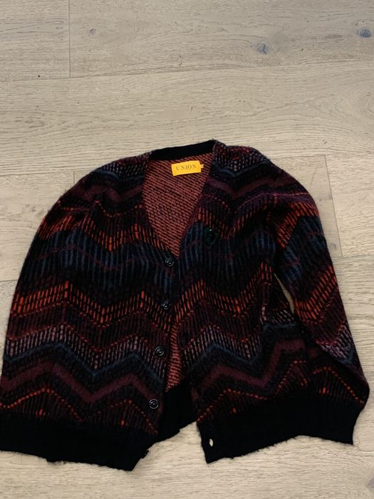 Union Union LA micheaux cardigan mohair | Grailed