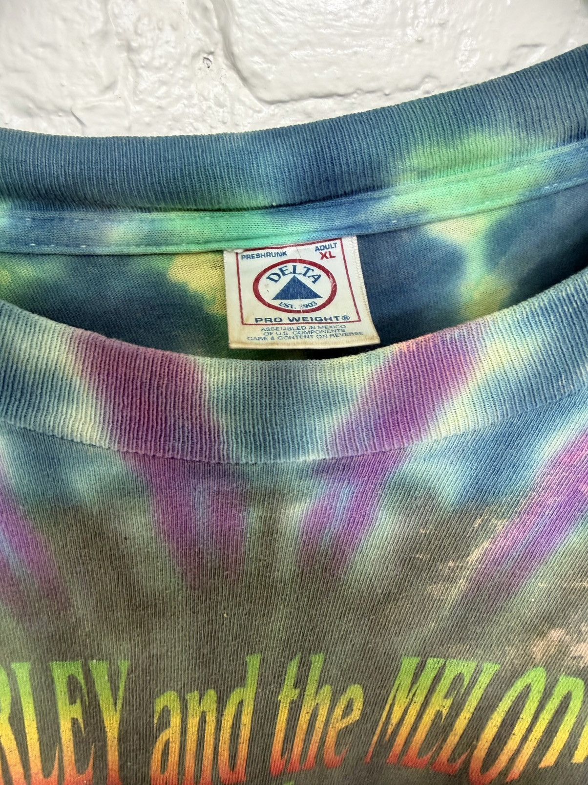 Vintage Vintage 90's Ziggy Marley tie dye shirt Size US XL / EU 56 / 4 - 5 Thumbnail