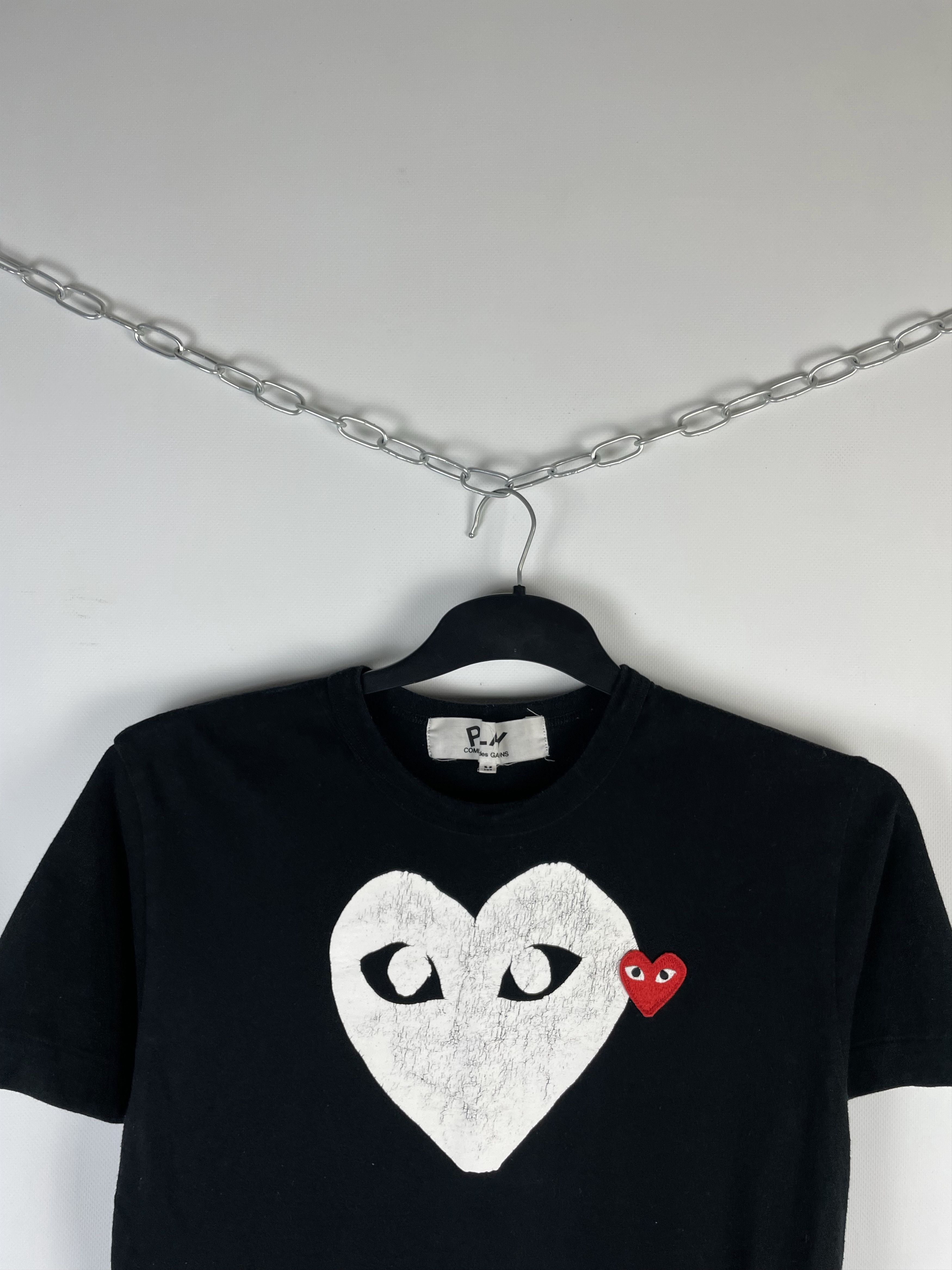 Comme des Garcons Play Comme des Garçons tee logo hearts Size M / US 6-8 / IT 42-44 - 3 Thumbnail