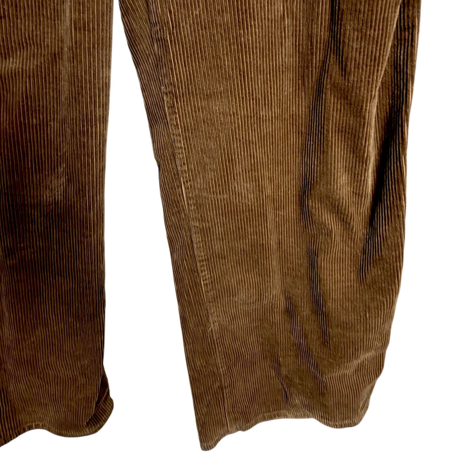 Christian Lacroix Christian Lacroix Women’s Brown Corduroy Wide Leg Pants L Size 34" / US 12 / IT 48 - 6 Thumbnail