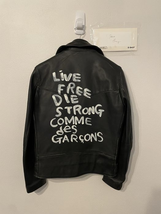 Live free die strong comme store des garcons