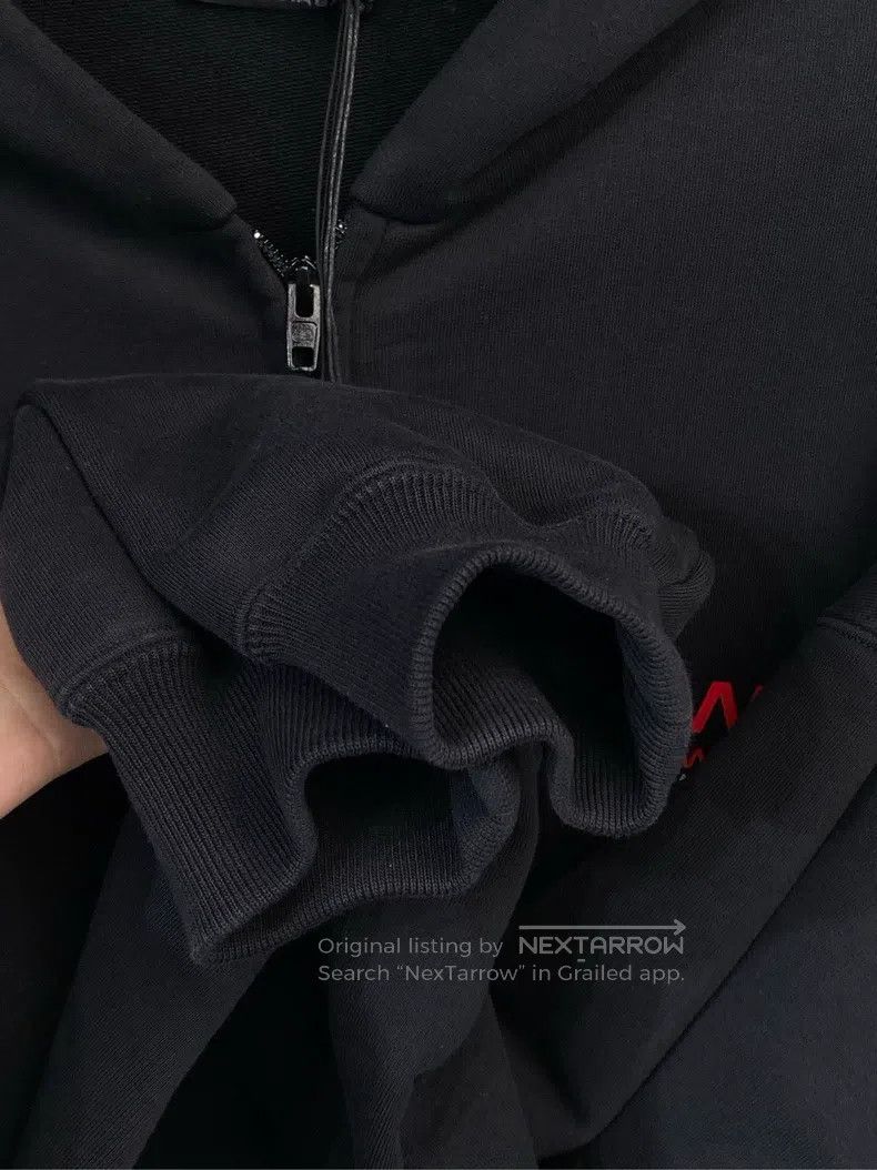 Balenciaga Balenciaga GW jacket, zip-up hooded sweatshirt, black, loo Size US S / EU 44-46 / 1 - 5 Thumbnail