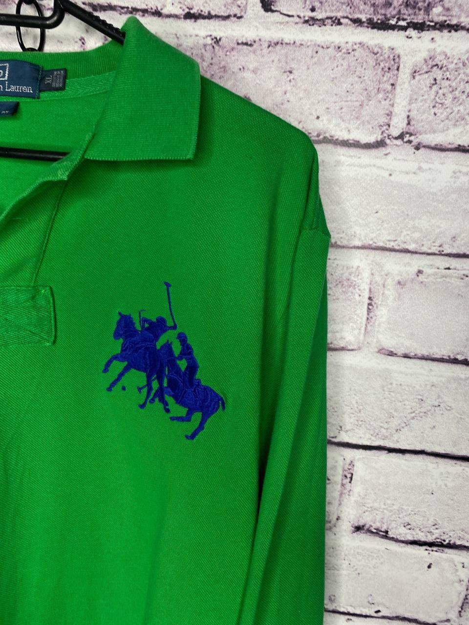 Polo Ralph Lauren MENS Polo Ralph Lauren Vintage Long sleeve Size XL green 3 Size US XL / EU 56 / 4 - 4 Thumbnail