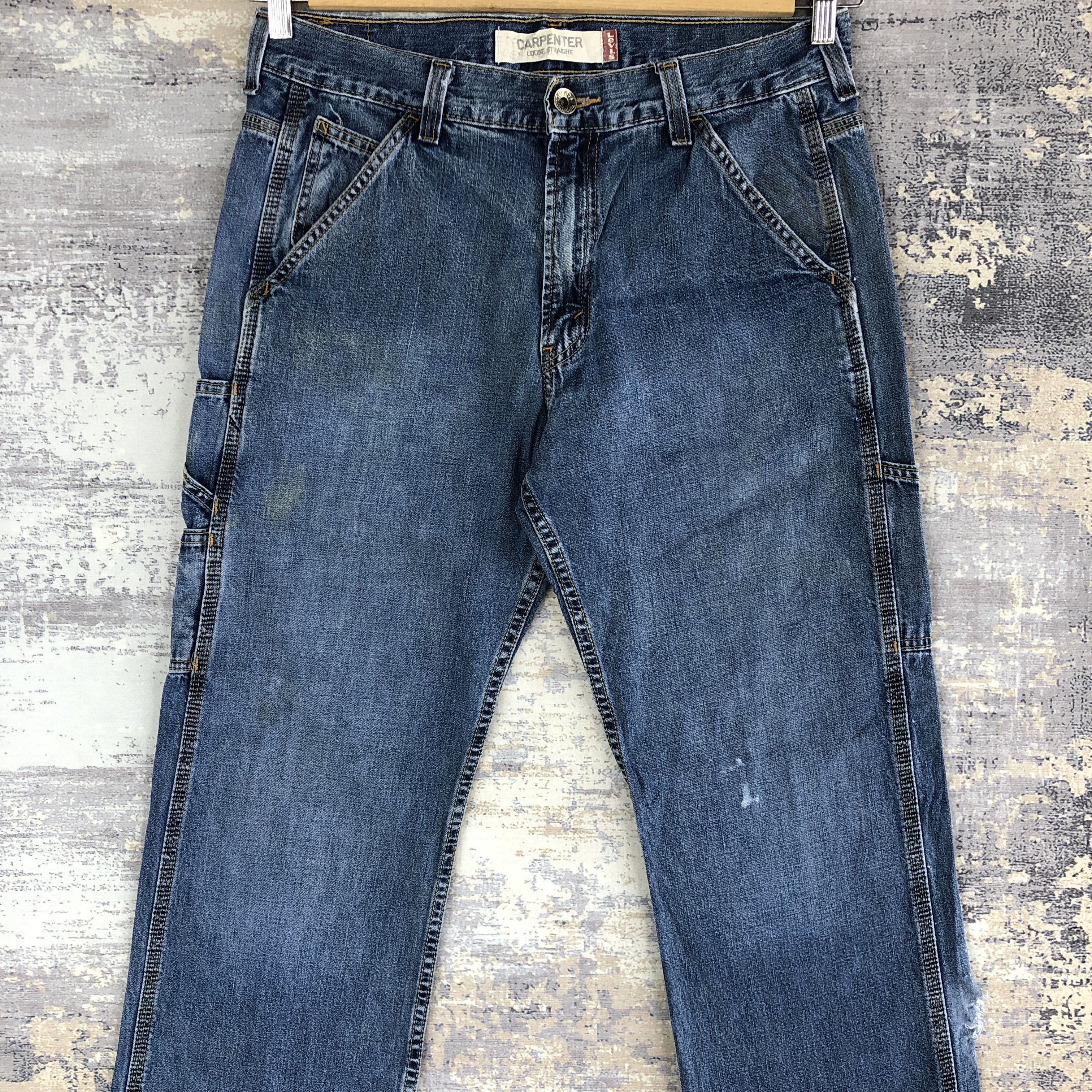 Levi's Vintage Levi's Carpenter Baggy Jeans Levis Workers Denim Size US 32 / EU 48 - 3 Thumbnail