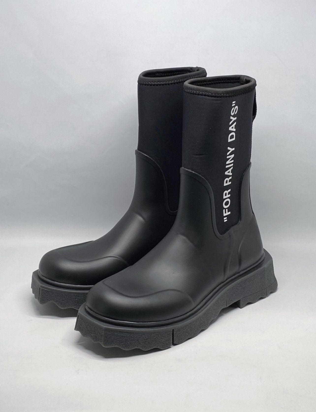 Off-White Off-White Sponge Rubber Rain Boots size 41 Size US 11 / IT 41 - 3 Thumbnail