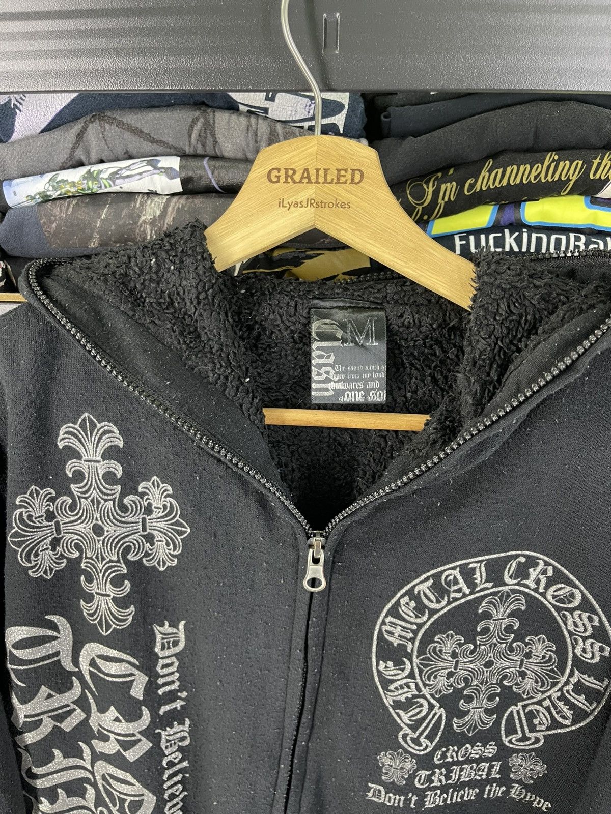 Clash Ahead Vintage Clash Ahead Graphic inspired by Chrome Hearts Hoodie Size US M / EU 48-50 / 2 - 21 Thumbnail