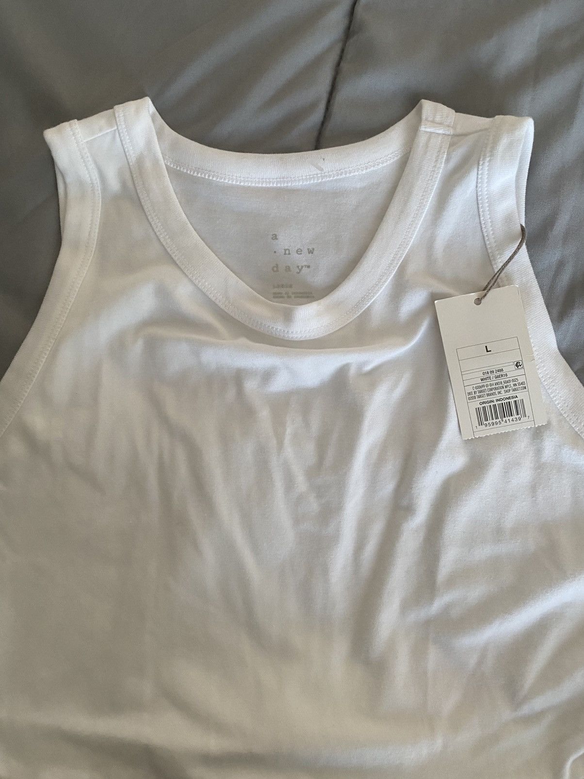 Other A New Day Women’s sleeveless NWT Knit White Ballet Dress Size L / US 10 / IT 46 - 9 Thumbnail