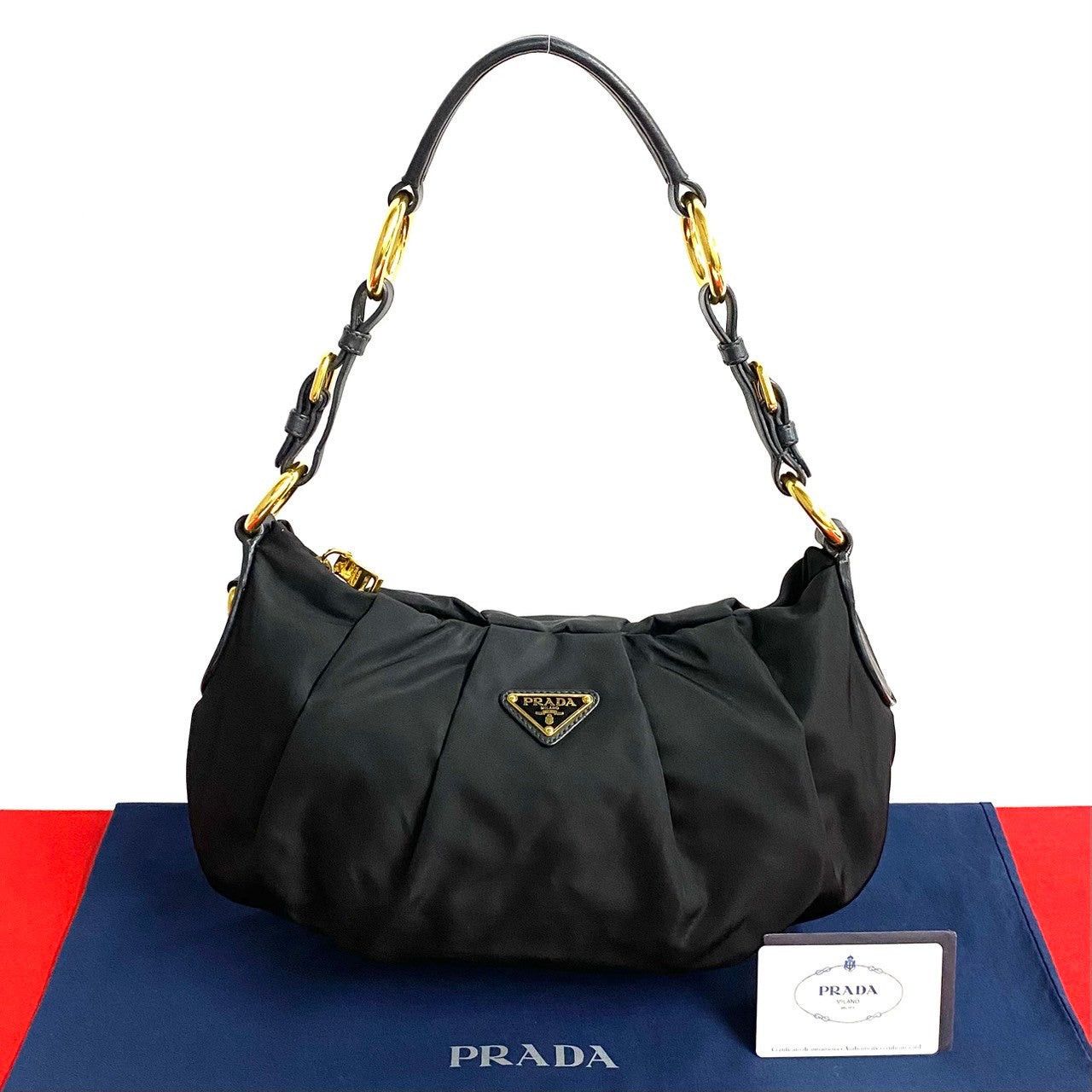 Prada Prada Shoulder Bag Black Synthetic Size ONE SIZE - 1 Thumbnail