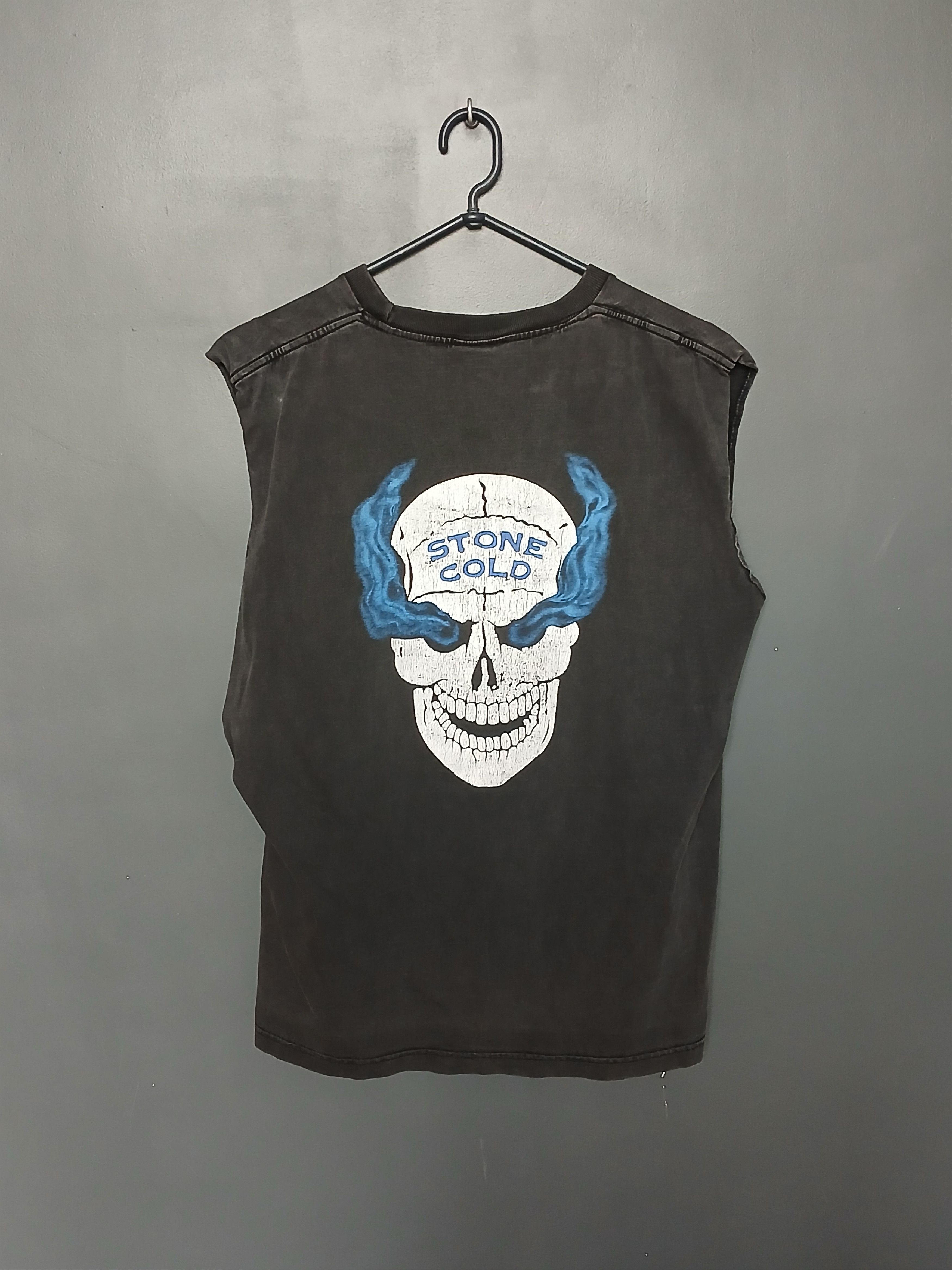 Vintage × WWE × WWF Vintage WWE Stone Cold Wrestling T-Shirt Size US L / EU 52-54 / 3 - 1 Thumbnail