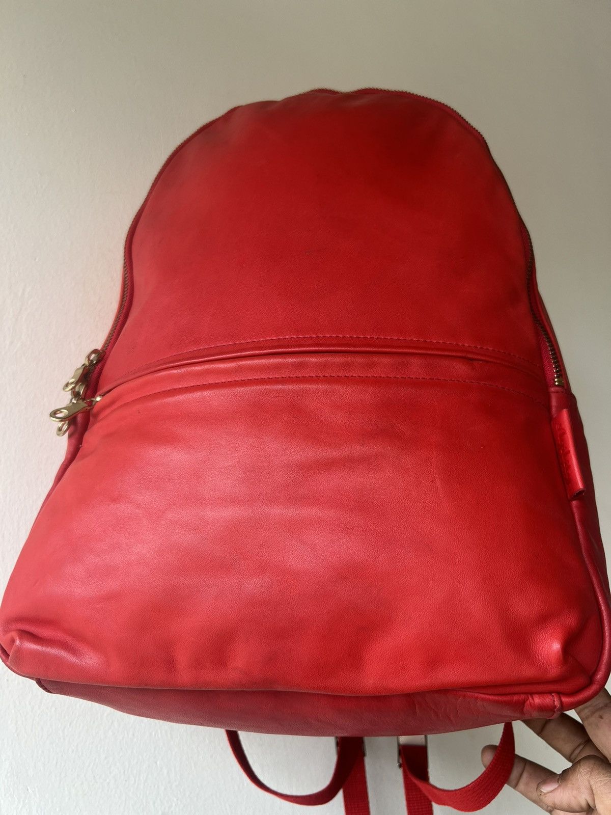 Shellac Agility Japan Patina Red Leather Backpack Bag Size ONE SIZE - 18 Thumbnail