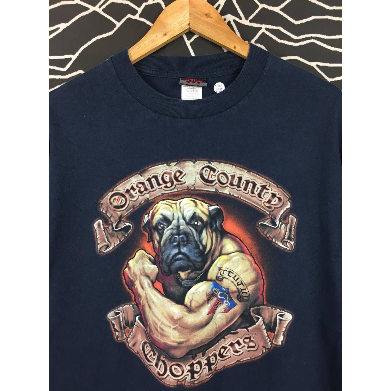 Other Vtg 00s Orange County Choppers Bulldog Biker Longsleeve Tee Size US L / EU 52-54 / 3 - 3 Thumbnail