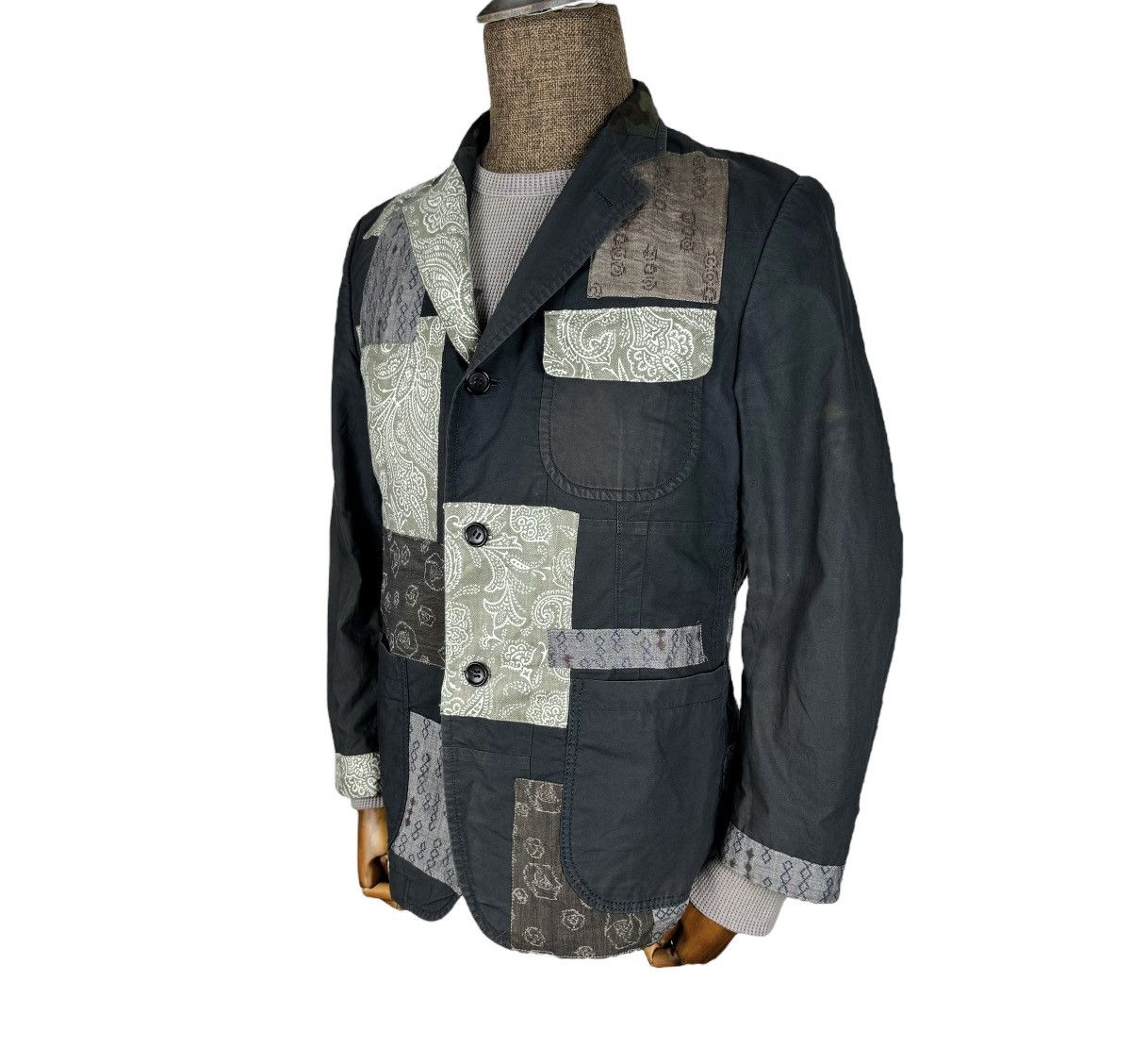 CDG by Comme des Garcons 🌟CDG HOMME FW2009 PATCHWORK BLAZER LIKE JUNYA WATANABE Size US M / EU 48-50 / 2 - 1 Thumbnail