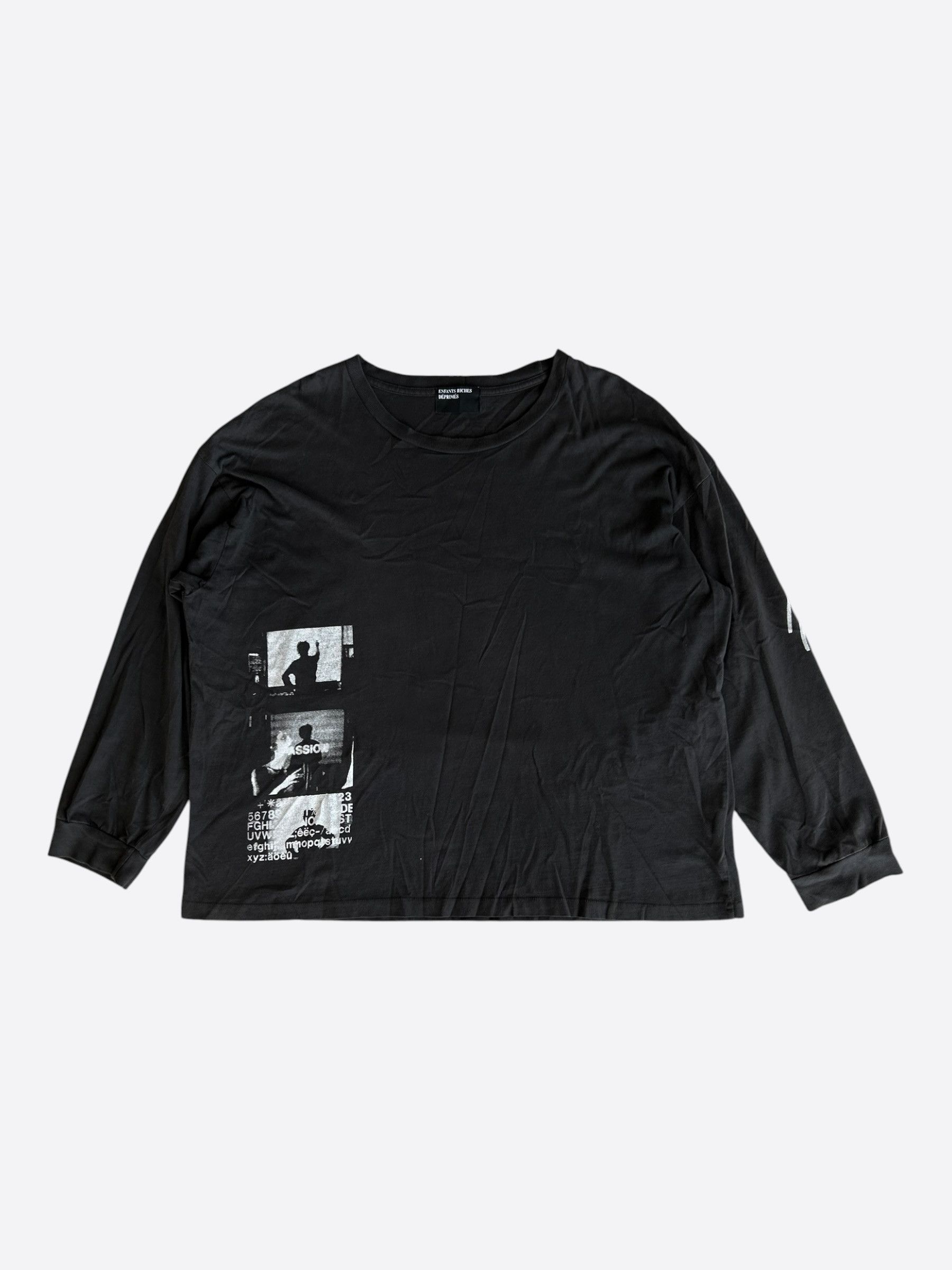 Enfants Riches Deprimes Black & White Eternity & Time Longsleeve T-Shirt Size US XL / EU 56 / 4 - 1 Thumbnail