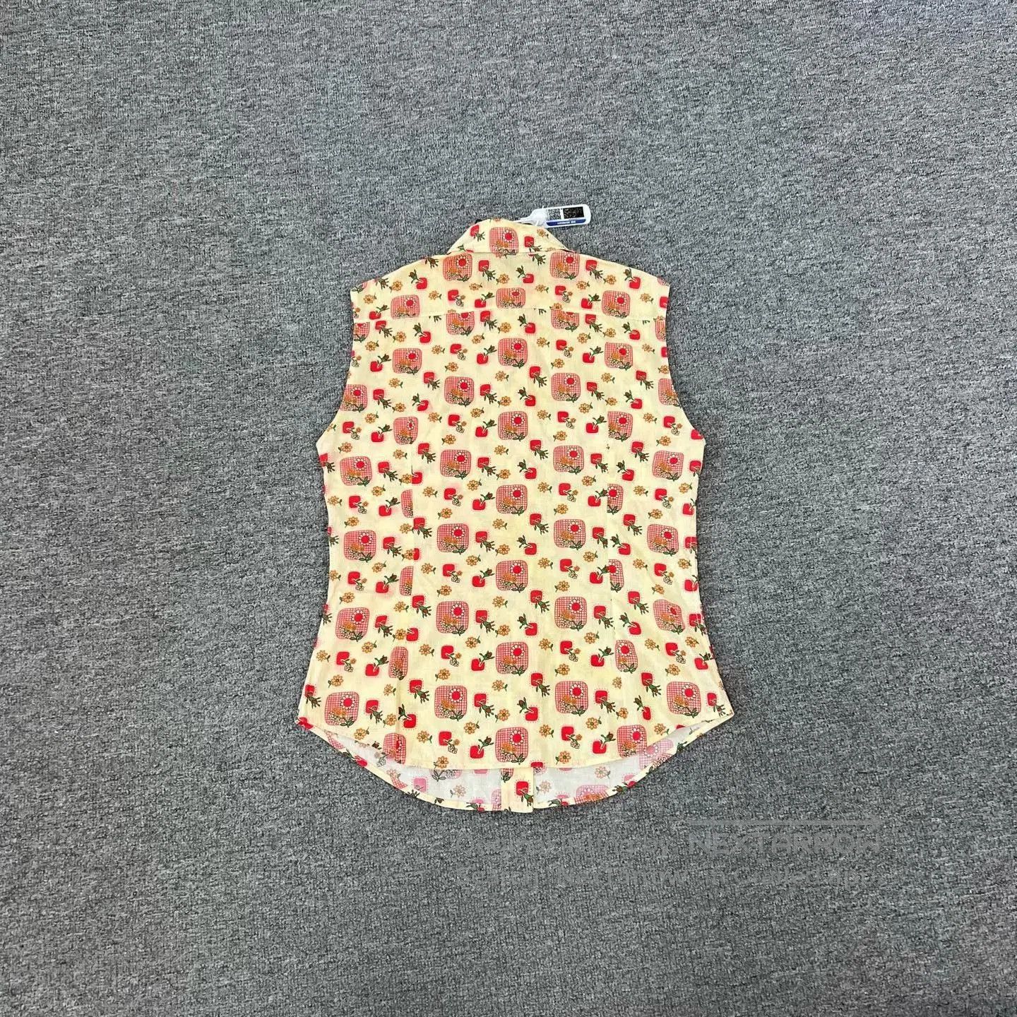 Miu Miu Miu Miu Runway Floral Sleeveless Shirt. Size S / US 4 / IT 40 - 6 Thumbnail