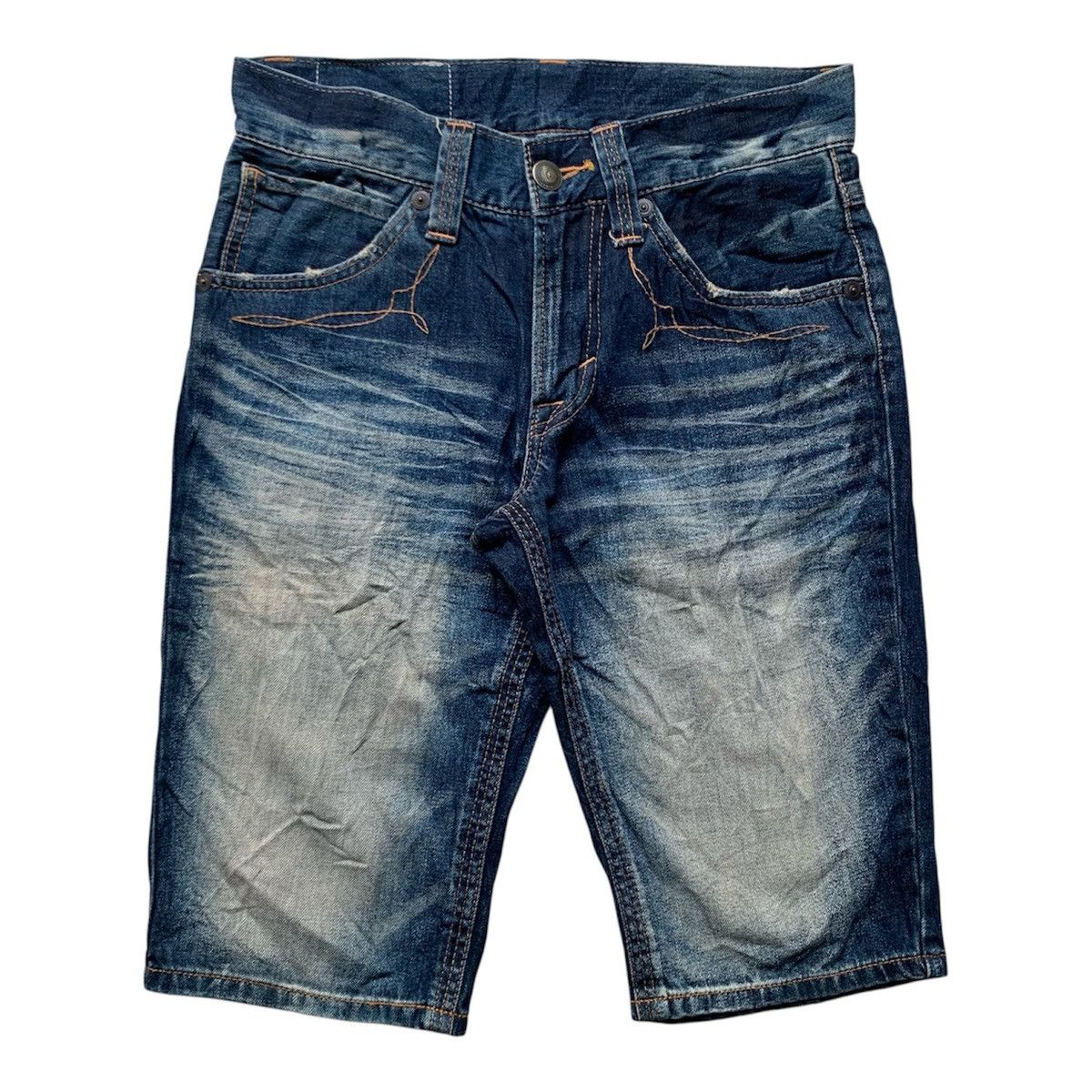 Japanese Brand Edwin distressed denim shorts Size US 29 - 1 Thumbnail