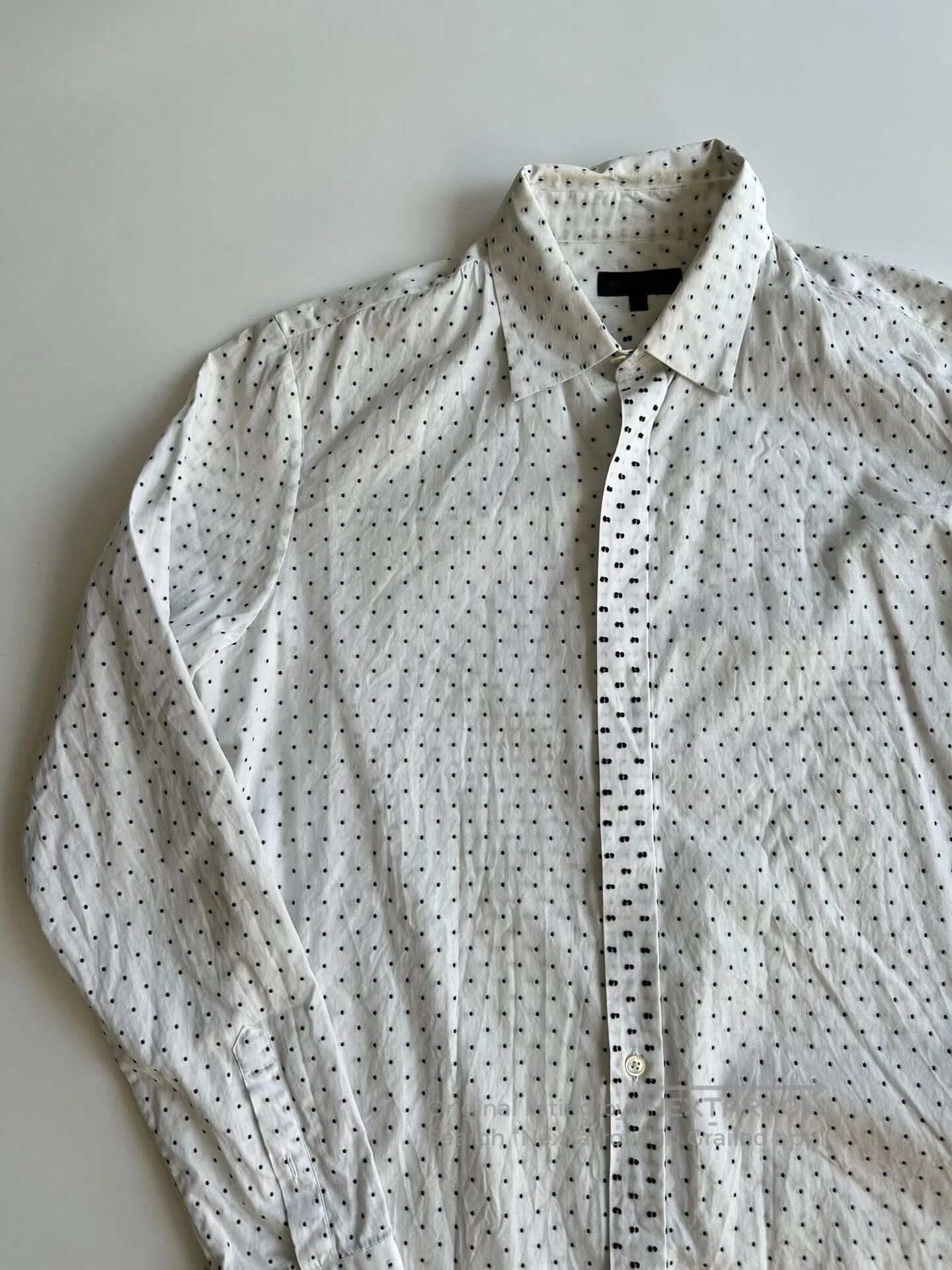 Ann Demeulemeester ANN DEMEULEMEESTER Embroidered polka-dot shirt| Size US L / EU 52-54 / 3 - 4 Thumbnail
