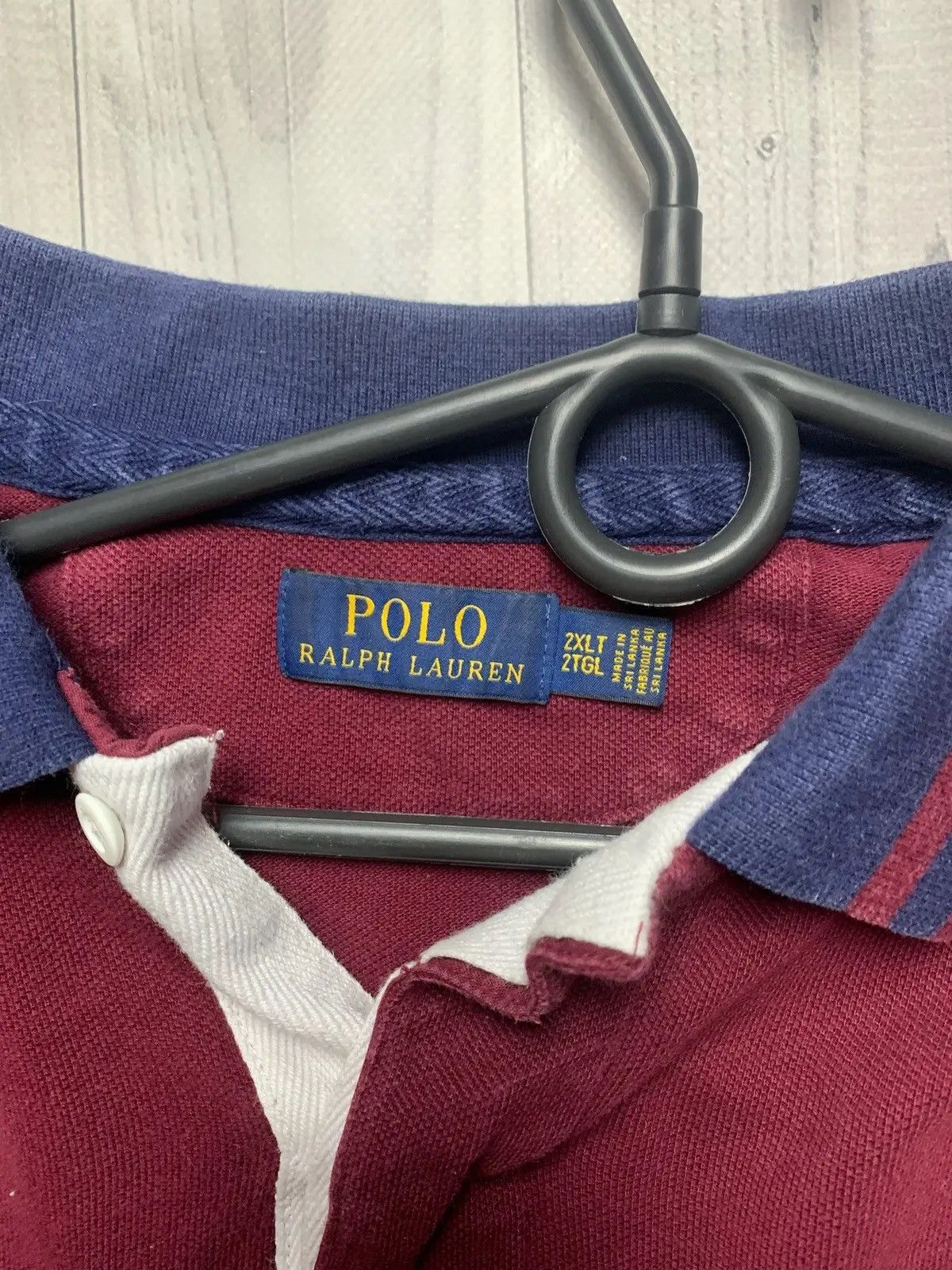Polo Ralph Lauren Vintage polo Ralph Lauren size XXL logo rare red navy Size US XXL / EU 58 / 5 - 3 Thumbnail