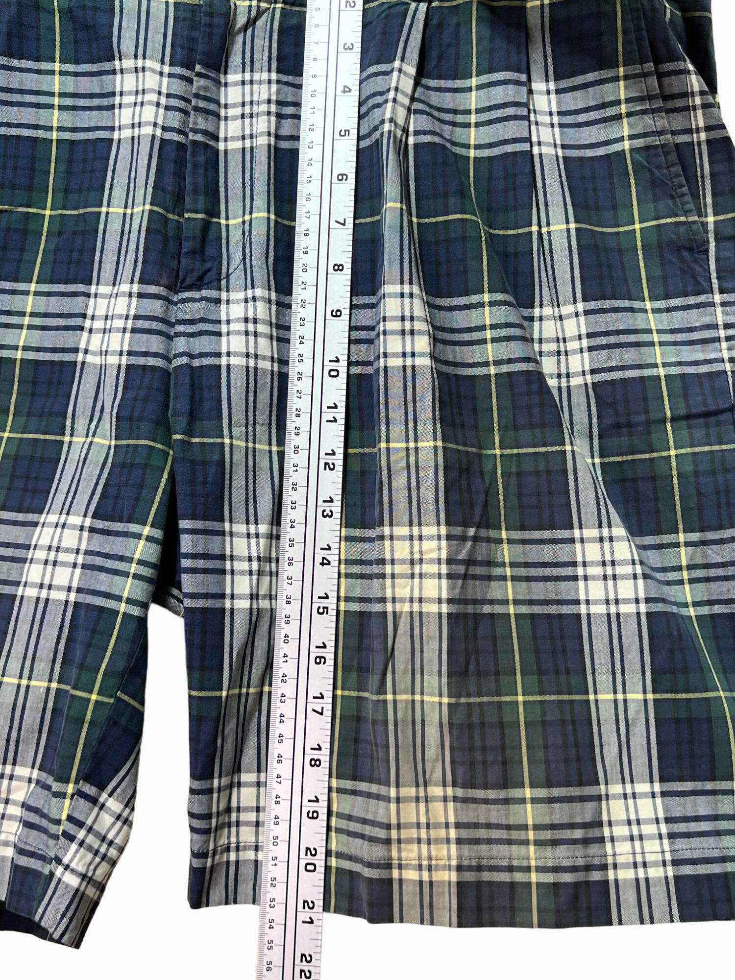 Nautica NAUTICA - Men's Plaid Golf Casual Shorts - Blue - 40W Size US 40 / EU 56 - 6 Thumbnail