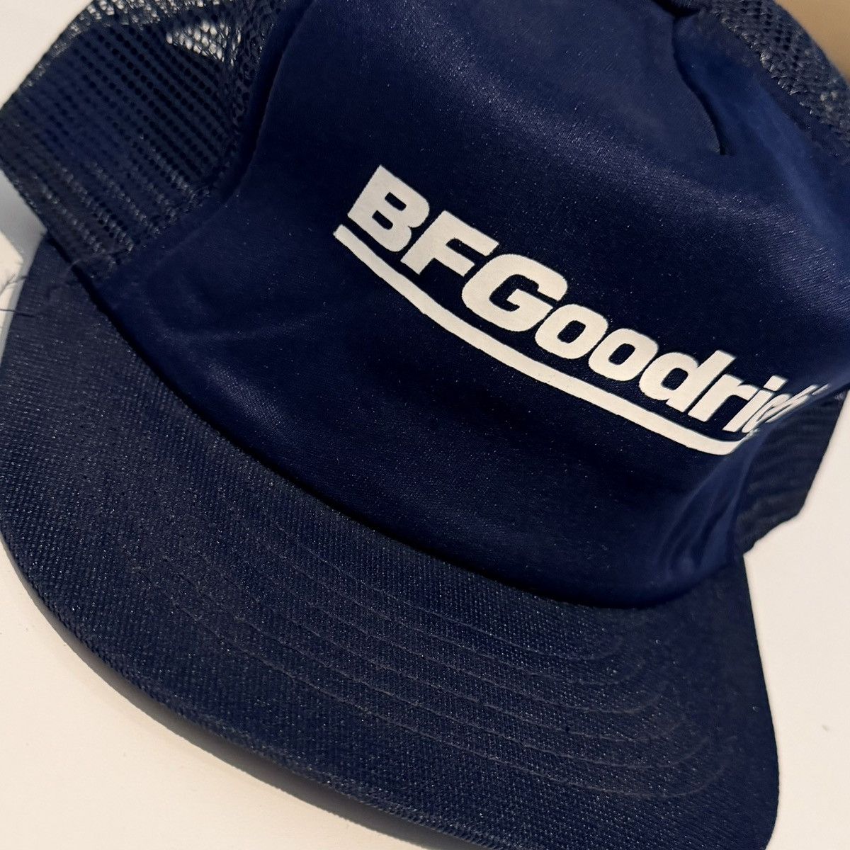 Swingster Vintage BF Goodrich Trucker Hat 80s Made In USA Racing Size ONE SIZE - 2 Thumbnail