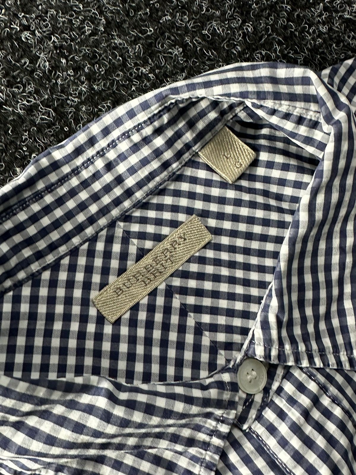 Burberry × Vintage 🚨 BURBERRY s 90S vintage flannel nova check shirt button up Size US L / EU 52-54 / 3 - 5 Thumbnail