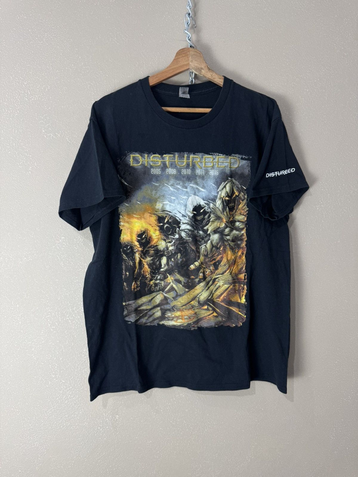 Band Tees Vintage Disturbed T-Shirt Band Tour Rock Perfect Insanity Size US L / EU 52-54 / 3 - 1 Thumbnail