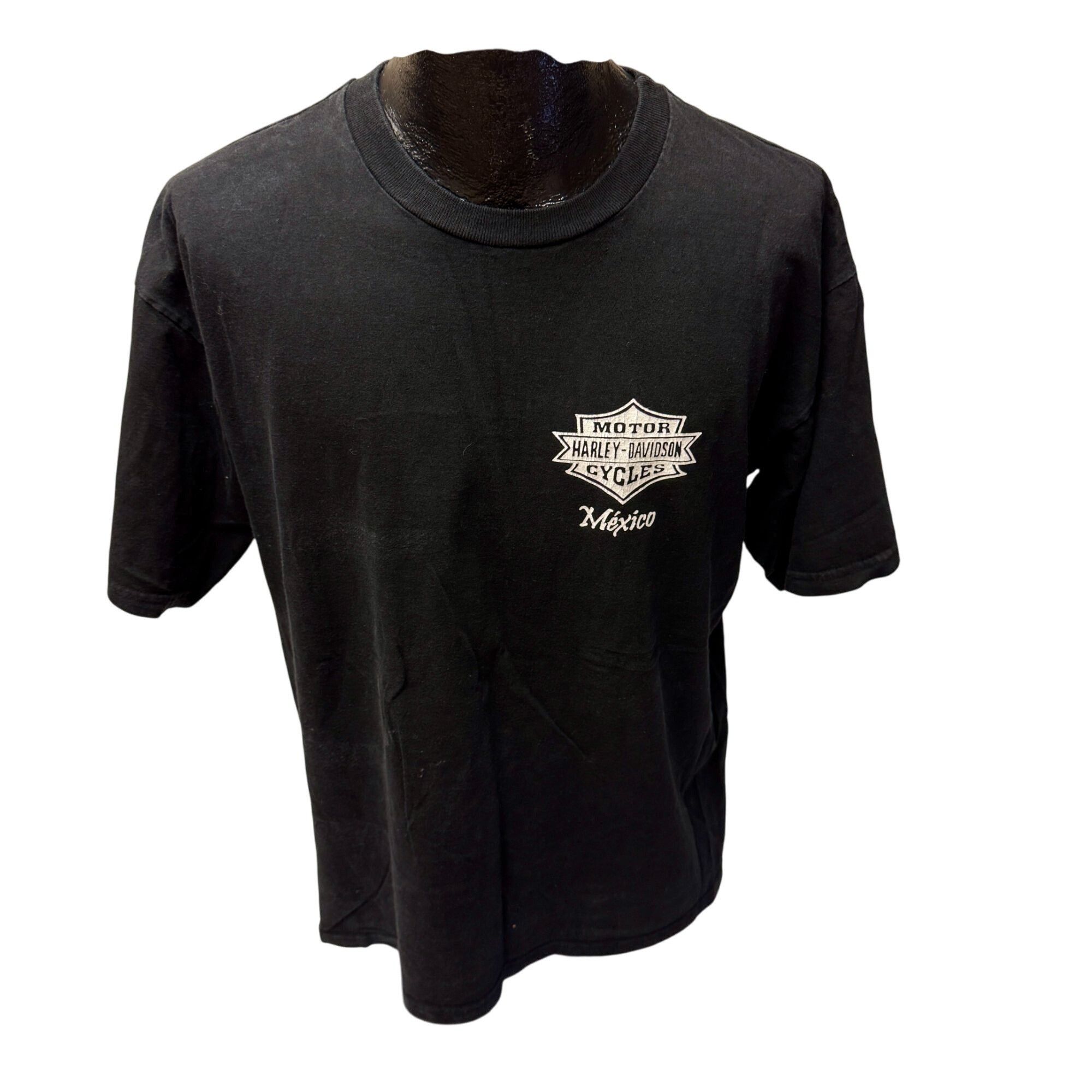 Other Y2K Harley Davidson Motorcycle BALD EAGLE Motor Head Shirt Size US XL / EU 56 / 4 - 3 Thumbnail