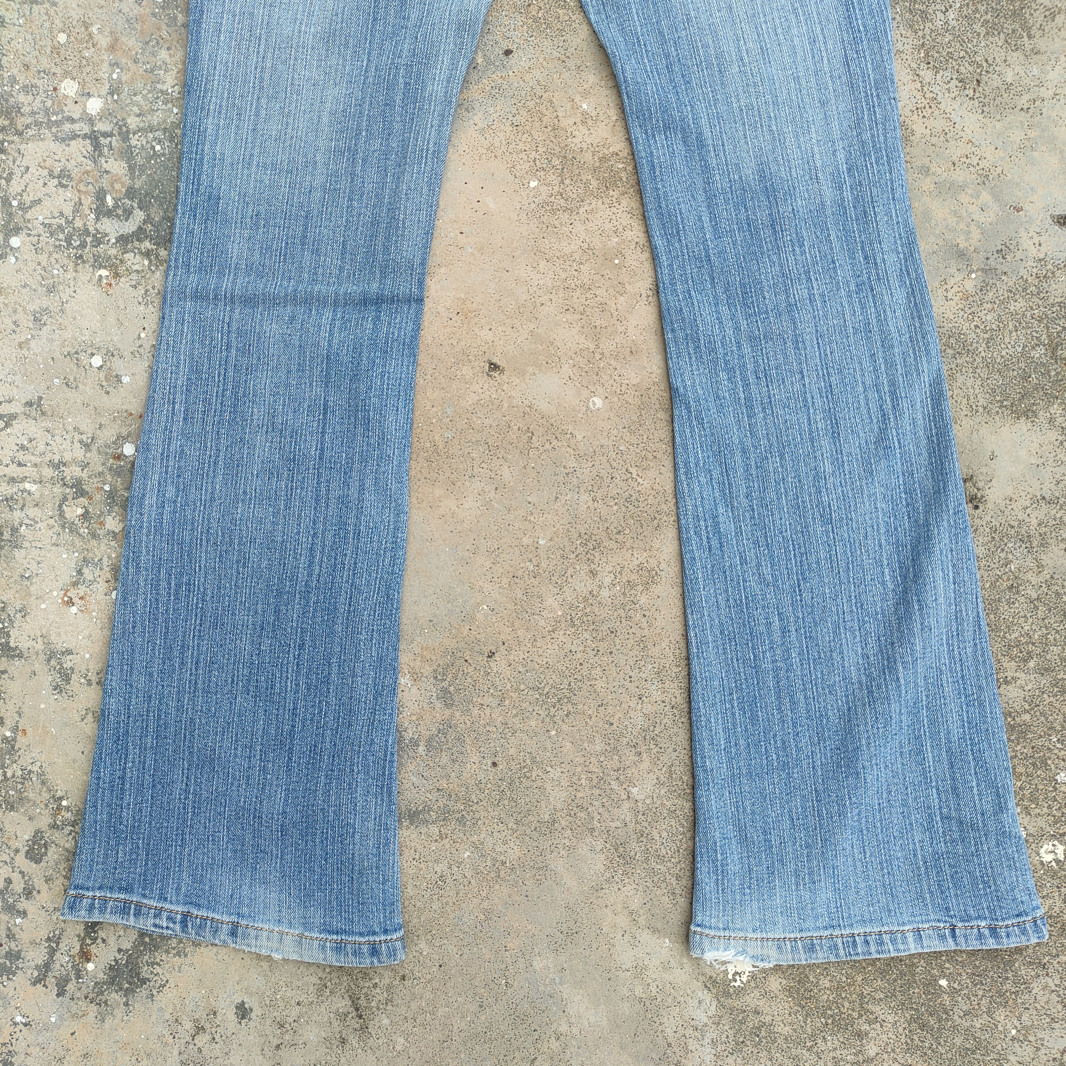 Japanese Brand VINTAGE JAPANESE FLARE FADED JEANS DENIM PANTS Size US 26 / EU 42 - 11 Thumbnail