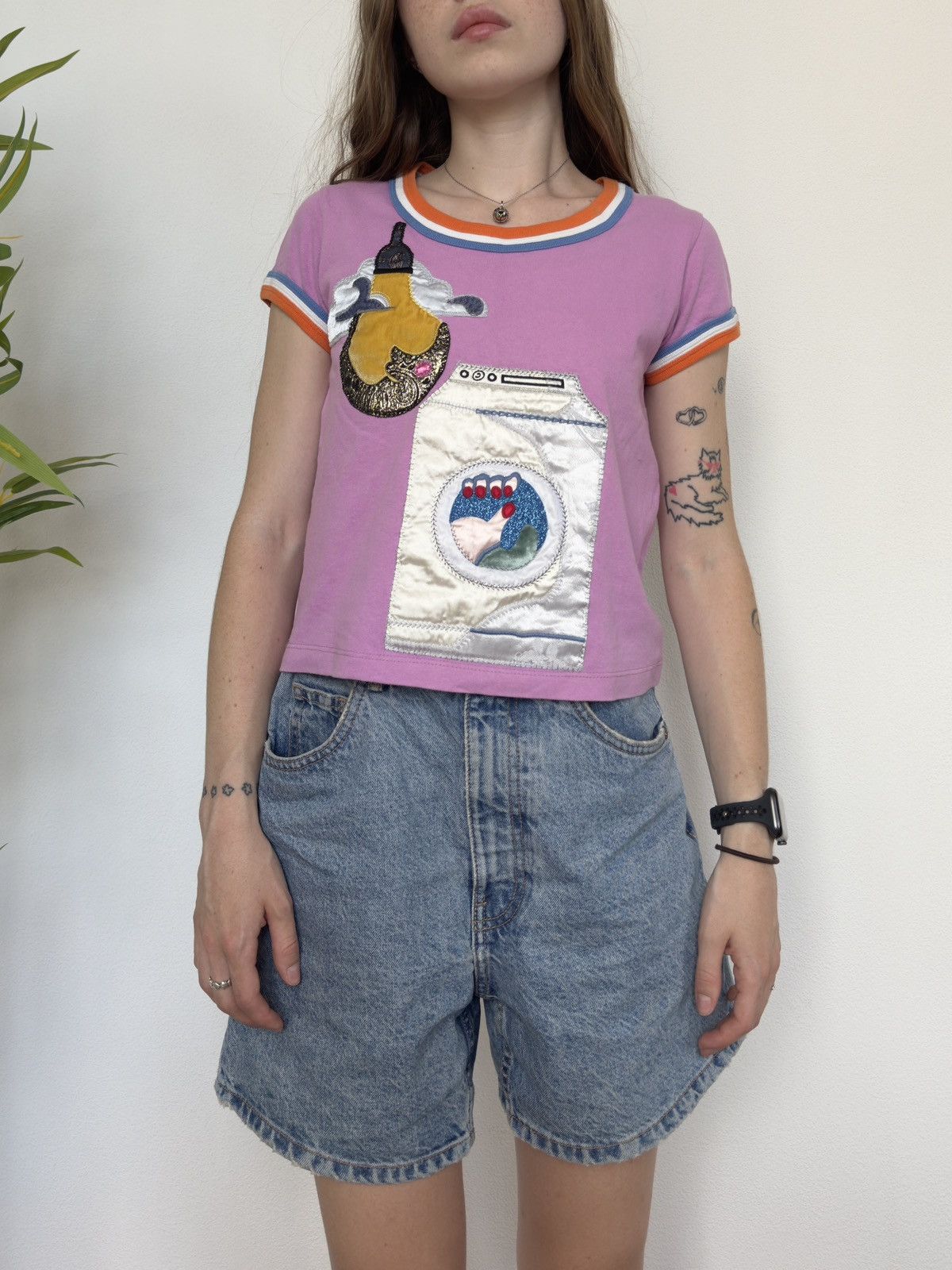 Marc Jacobs CUTE TEE BY MARK JACOBS PATCHES Size S / US 4 / IT 40 - 3 Thumbnail