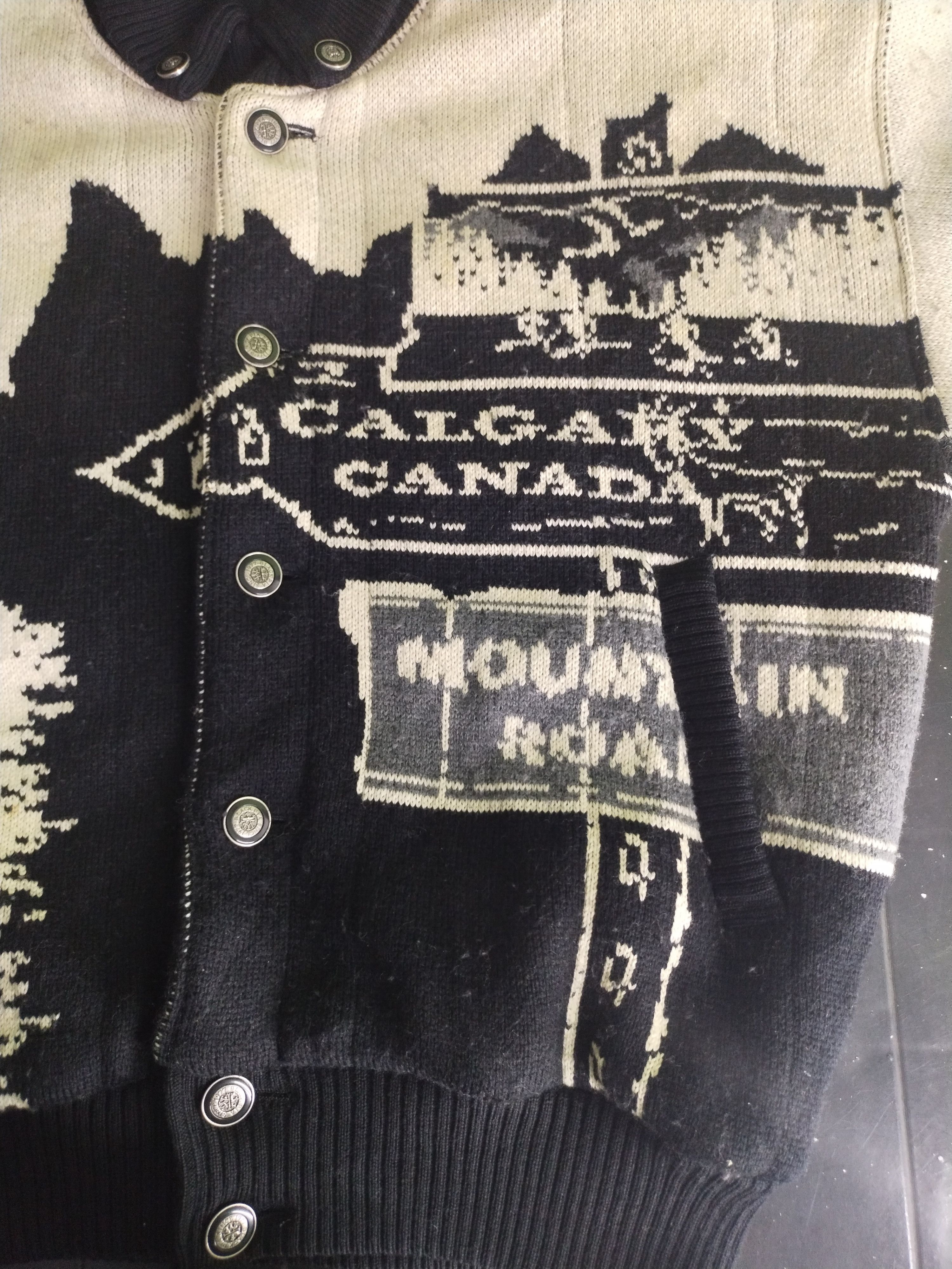 Vintage 80's Vintage Calgary Canada Black Pia Wool Jacket Size US L / EU 52-54 / 3 - 12 Thumbnail