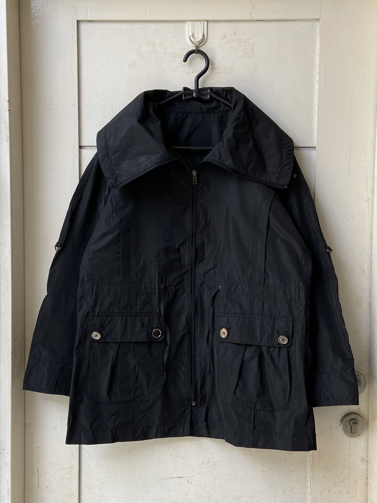 Issey Miyake SPECCHIO Black Zipper Jacket Size US L / EU 52-54 / 3 - 9 Thumbnail