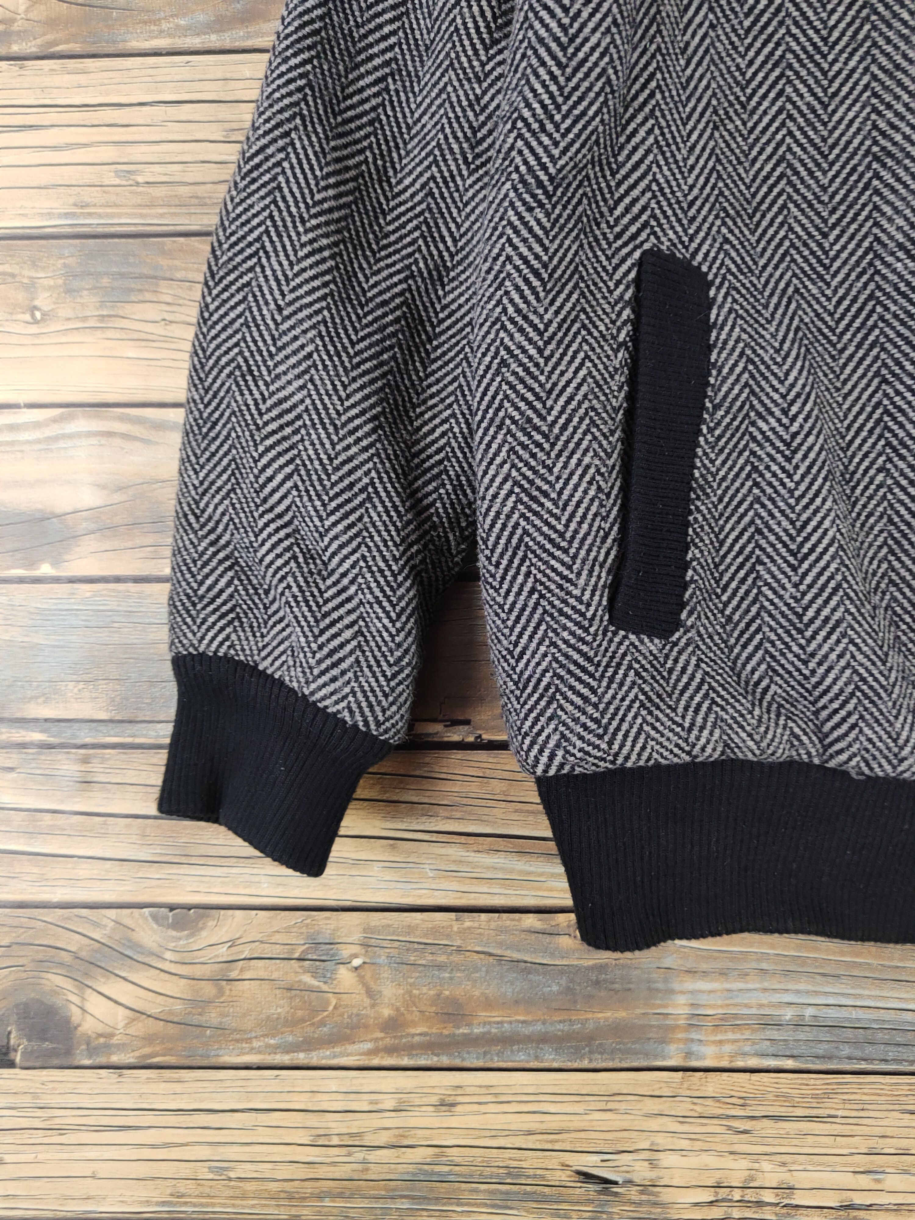 Japanese Brand Cecil McBee Gray Black Wool Jackets #W2244 Size US S / EU 44-46 / 1 - 4 Thumbnail