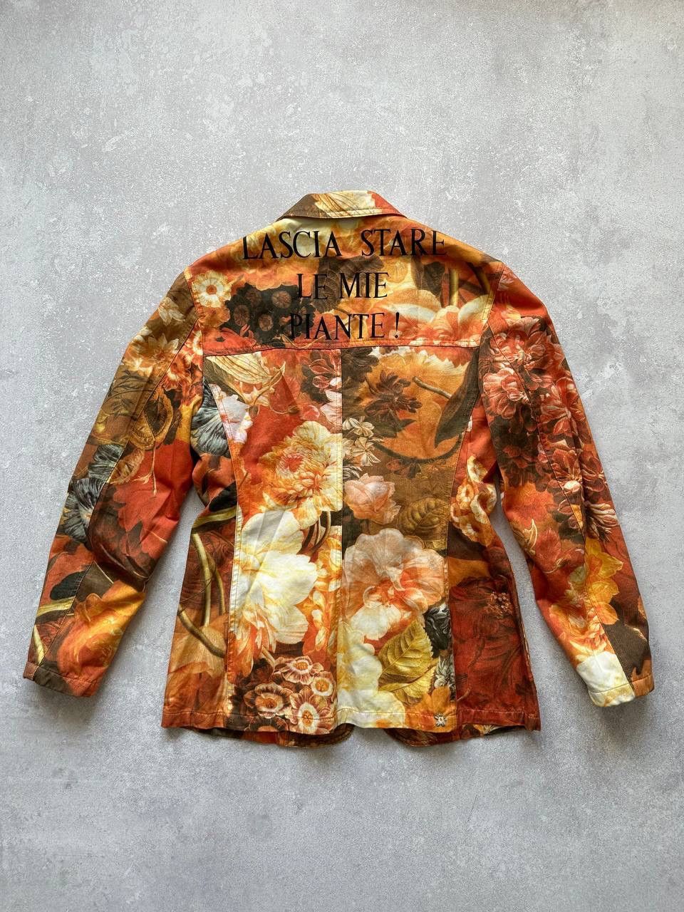 Moschino Moschino Vintage Leave My Plants Alone! Jeans Floral Blazer Size M / US 6-8 / IT 42-44 - 14 Thumbnail