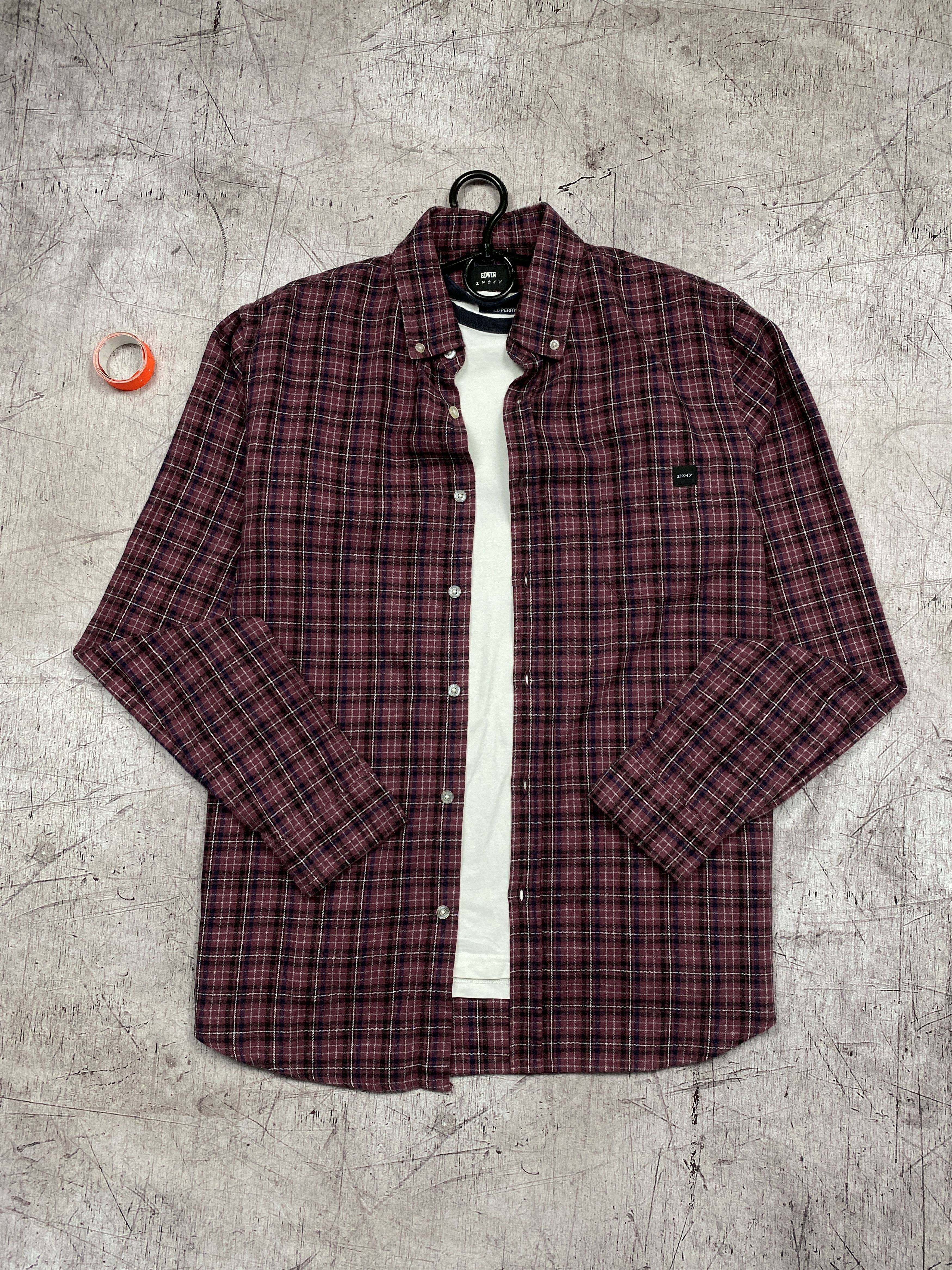 Edwin × Flannel Edwin Vintage Standard Flannel Plaid Shirt Y2K Size US M / EU 48-50 / 2 - 1 Thumbnail