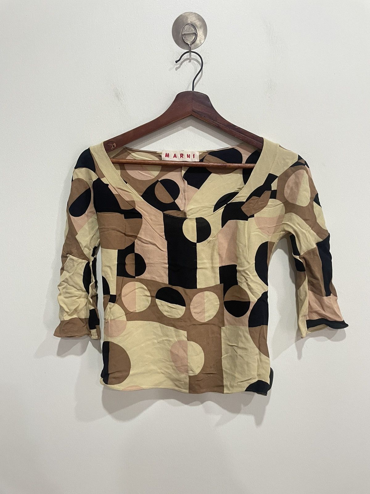 Marni Marni geometric silk Size XS / US 0-2 / IT 36-38 - 1 Thumbnail